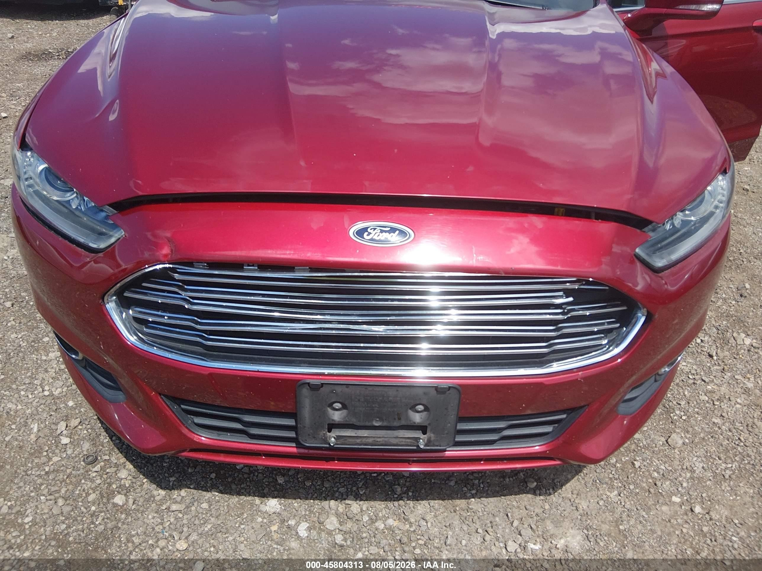 2015 Ford Fusion Se Maroon vin: 3FA6P0H91FR302954