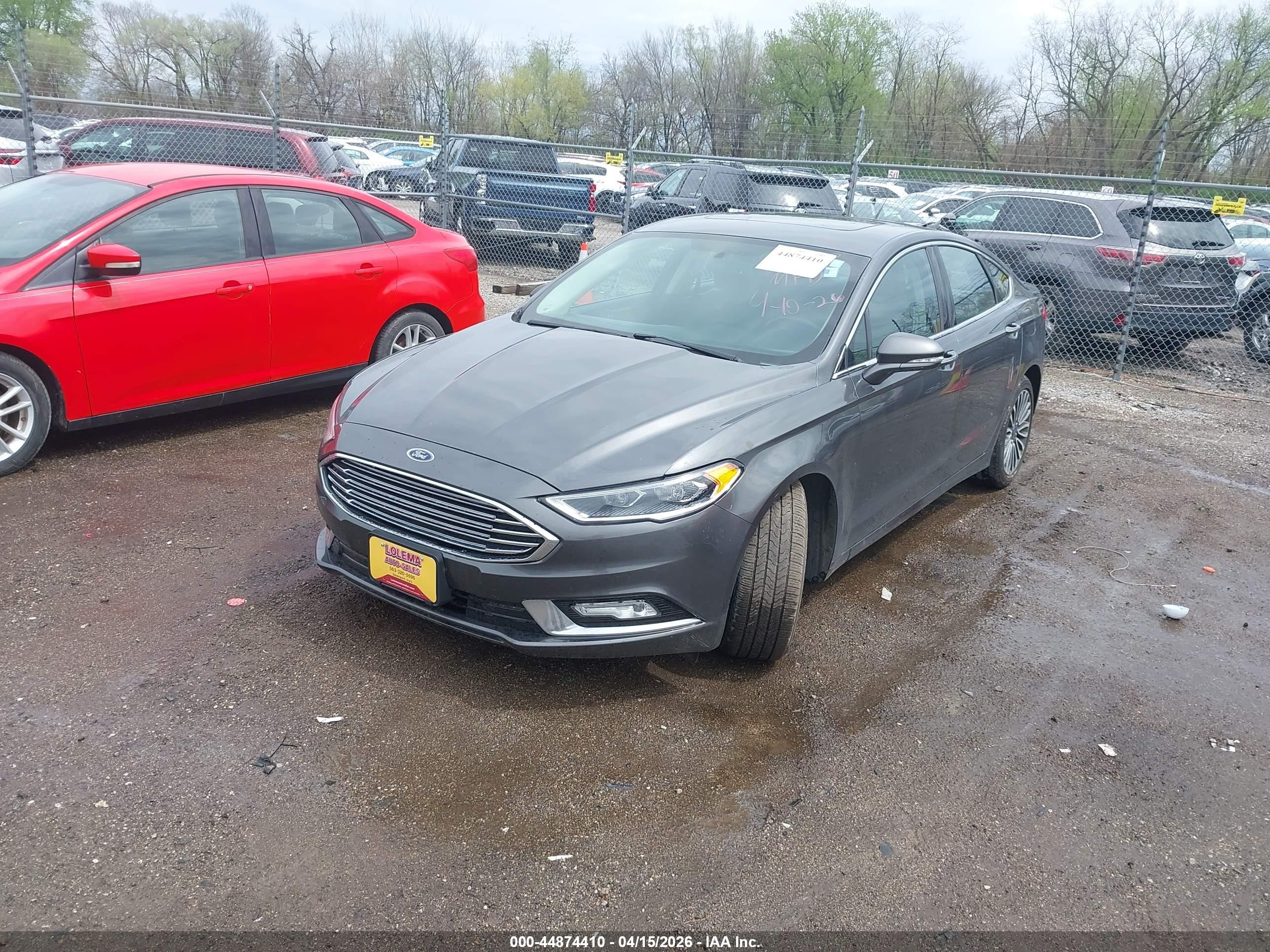 2017 Ford Fusion Se Gray vin: 3FA6P0H91HR407853