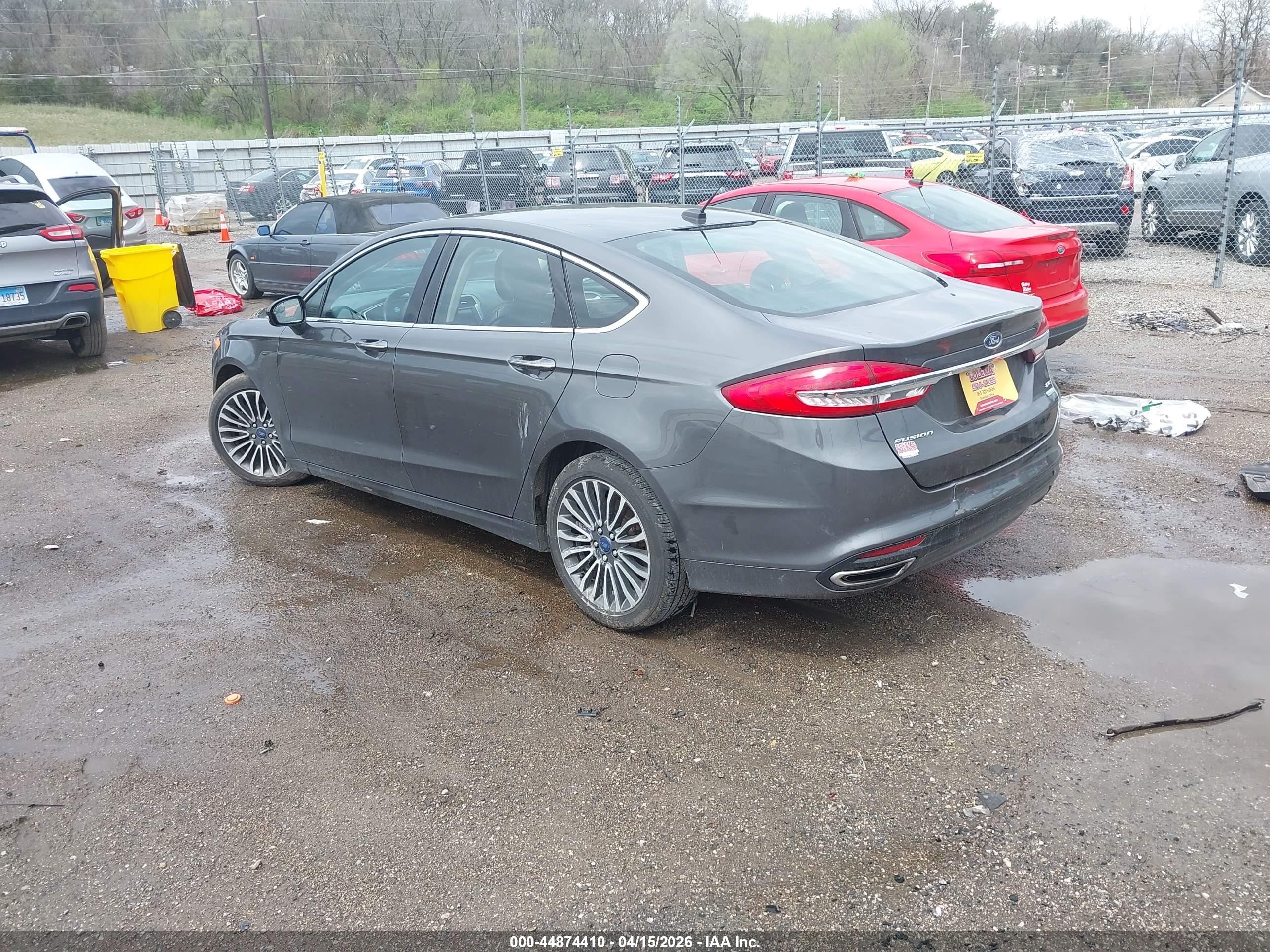 2017 Ford Fusion Se Gray vin: 3FA6P0H91HR407853