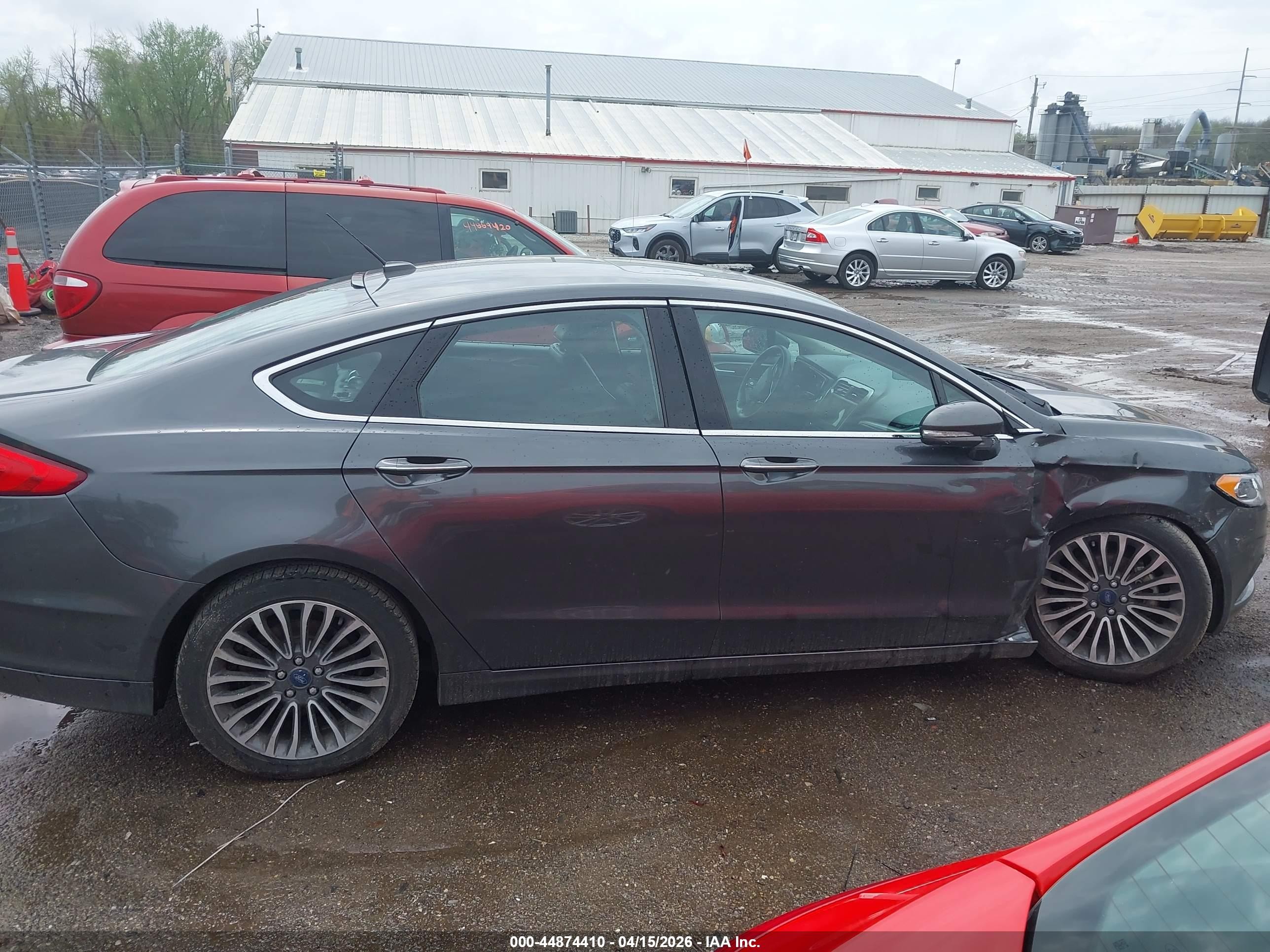 2017 Ford Fusion Se Gray vin: 3FA6P0H91HR407853