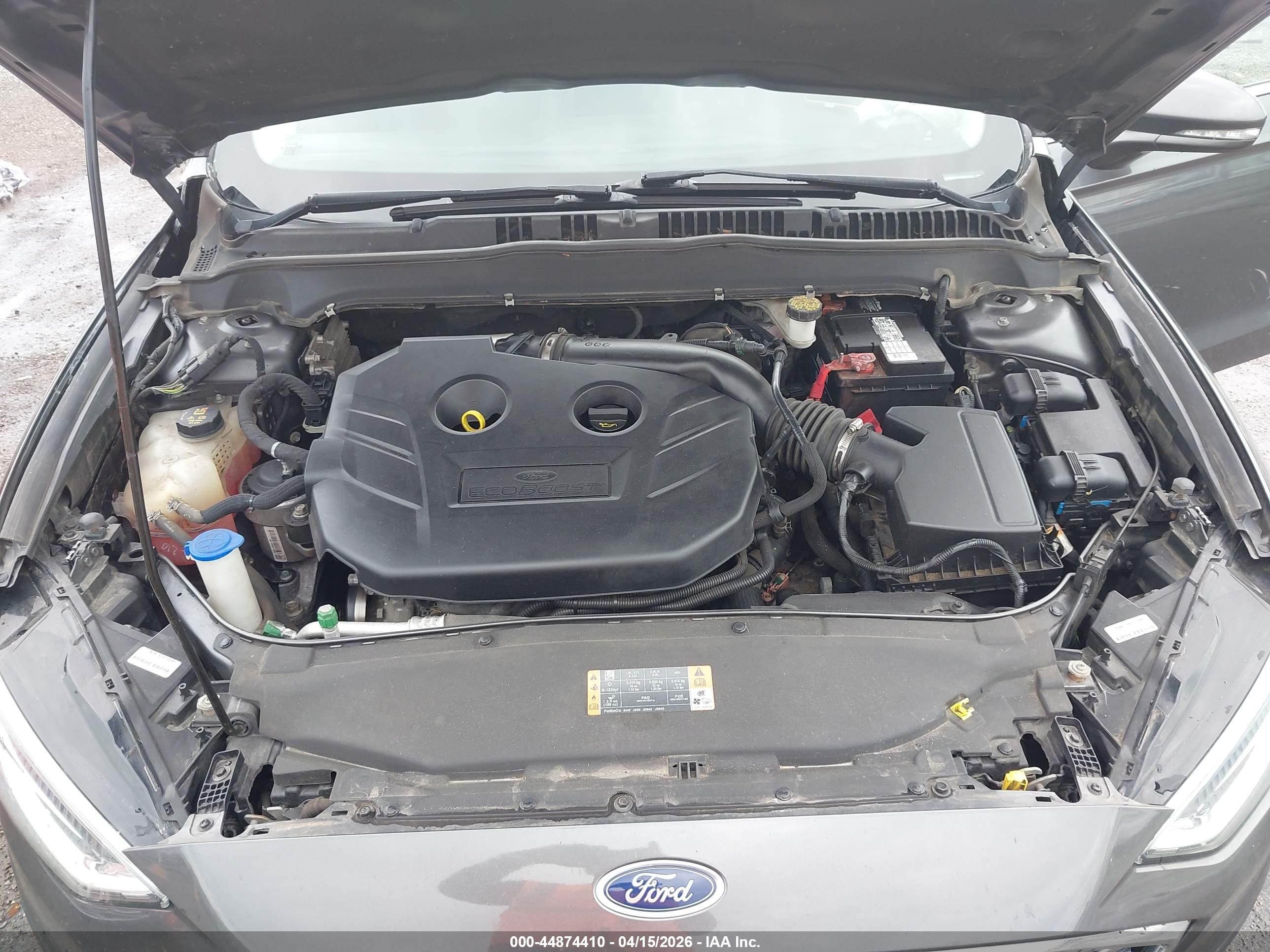 2017 Ford Fusion Se Gray vin: 3FA6P0H91HR407853