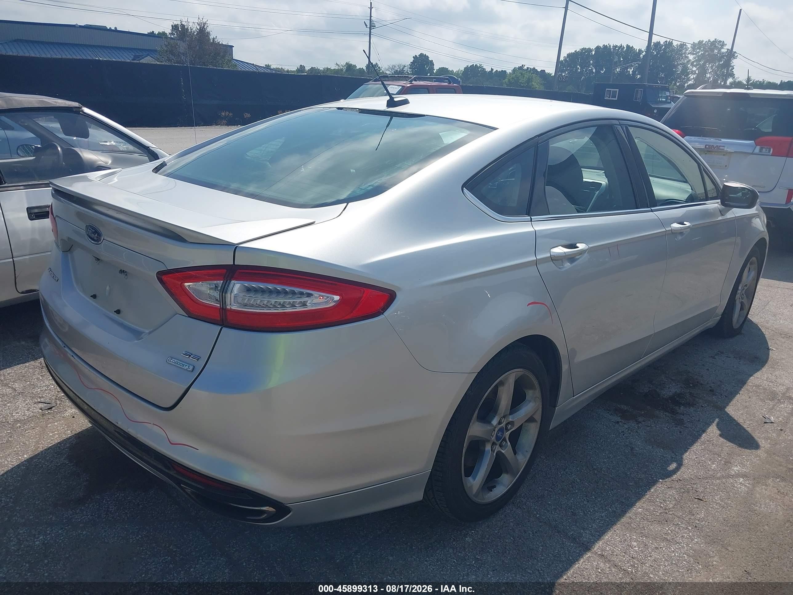 2013 Ford Fusion Se Серебряный vin: 3FA6P0H92DR118717
