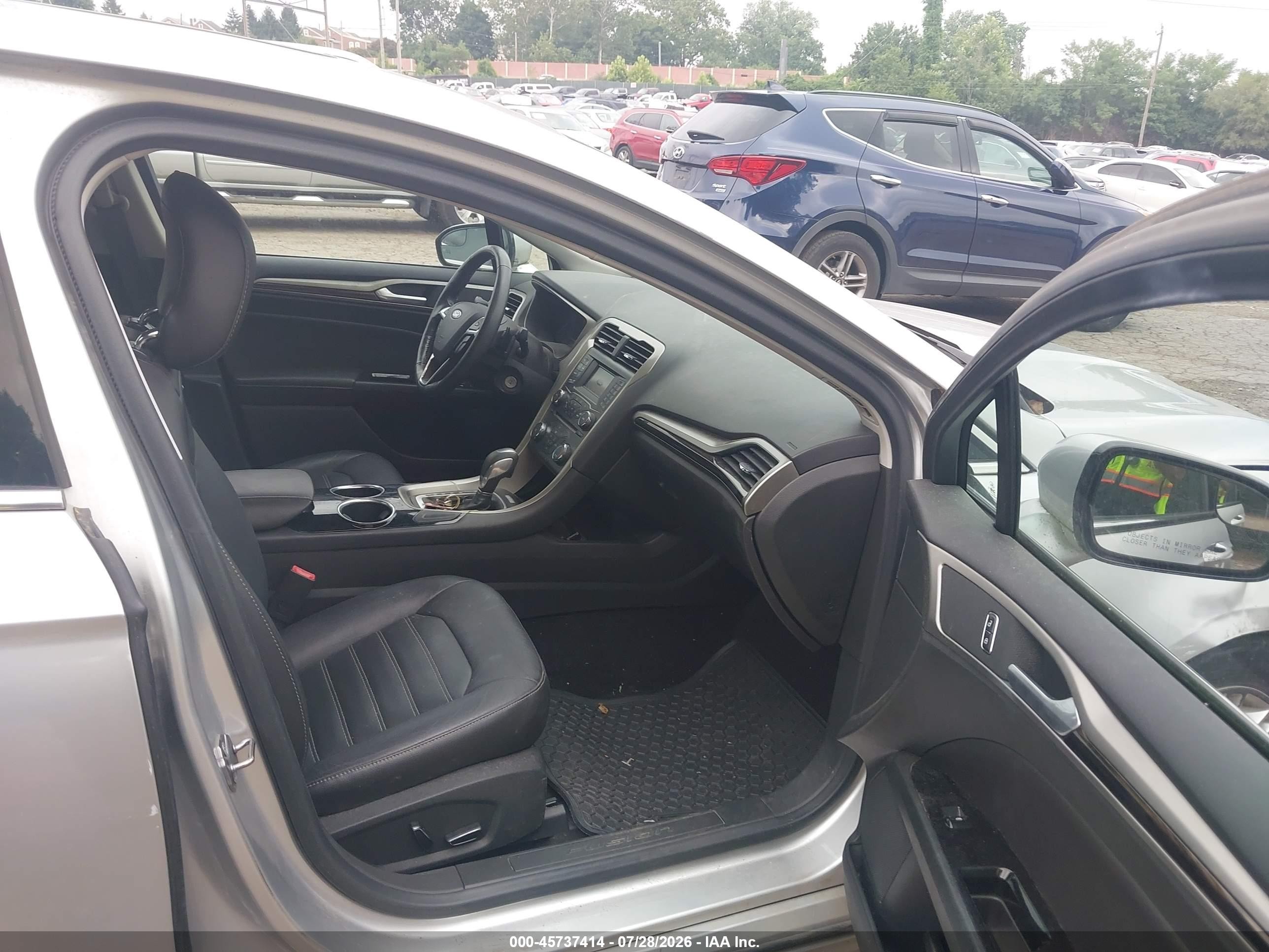 2013 Ford Fusion Se Silver vin: 3FA6P0H92DR228005