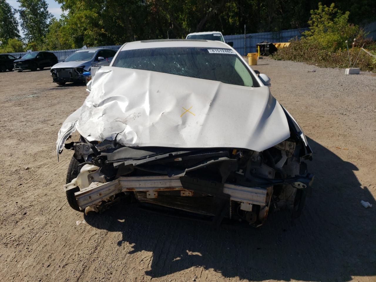 2013 Ford Fusion Se White vin: 3FA6P0H92DR239361