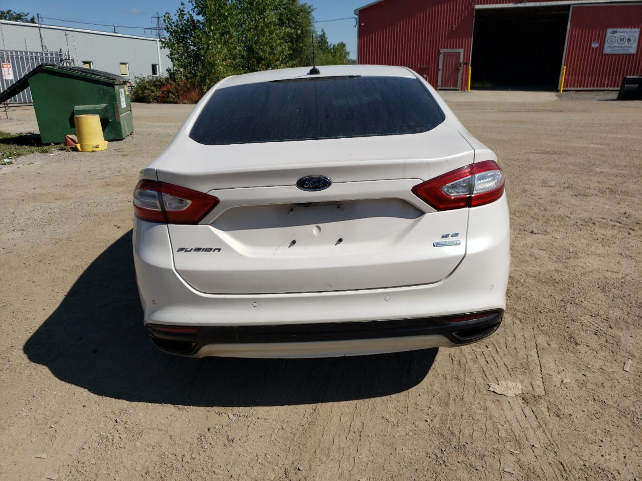 2013 Ford Fusion Se White vin: 3FA6P0H92DR239361