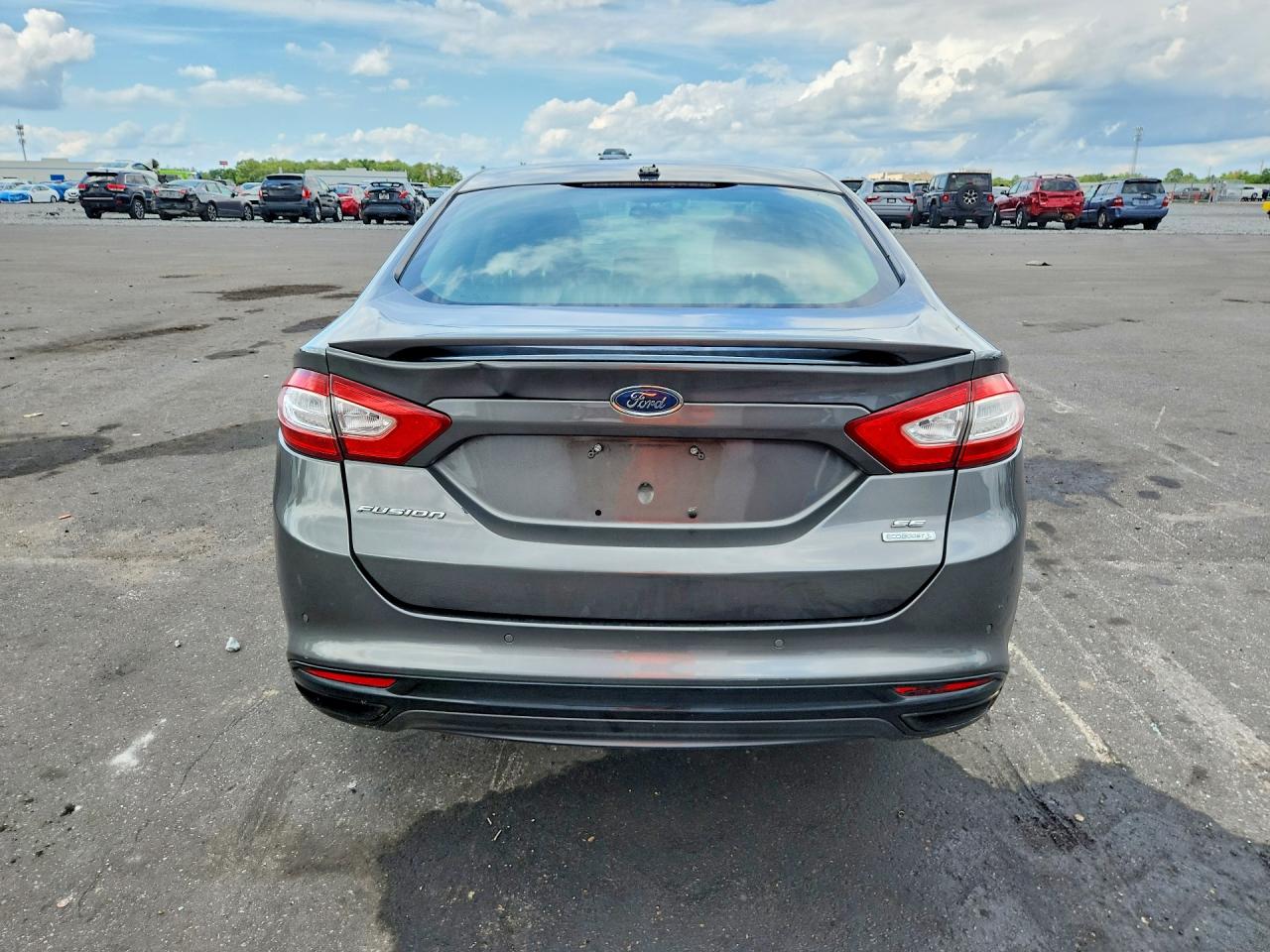 2013 Ford Fusion Se Gray vin: 3FA6P0H92DR262607