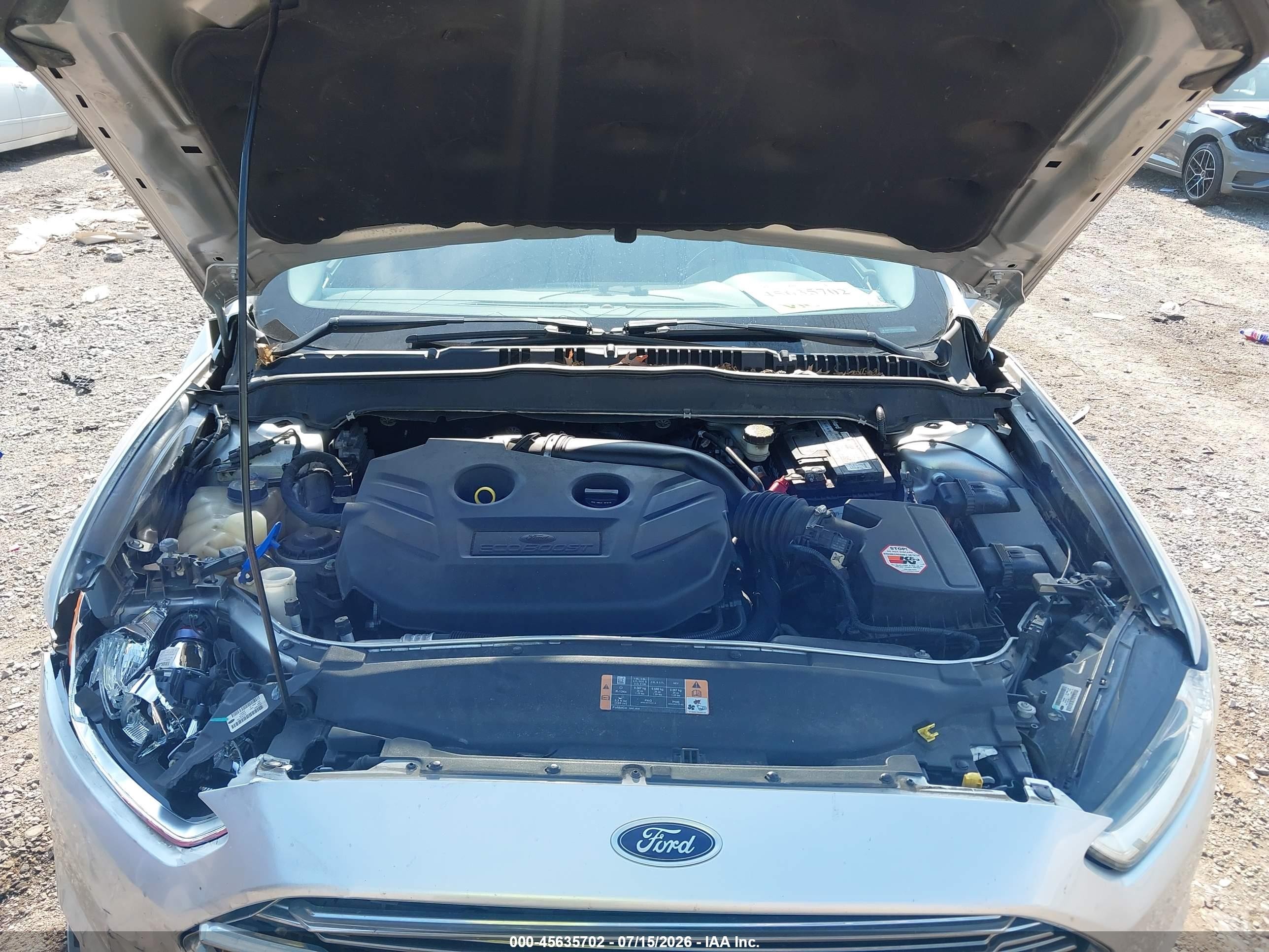 2013 Ford Fusion Se Silver vin: 3FA6P0H92DR269587