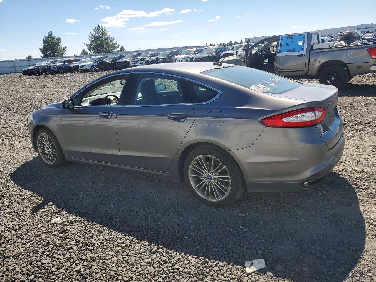 2013 Ford Fusion Se Gray vin: 3FA6P0H92DR275955