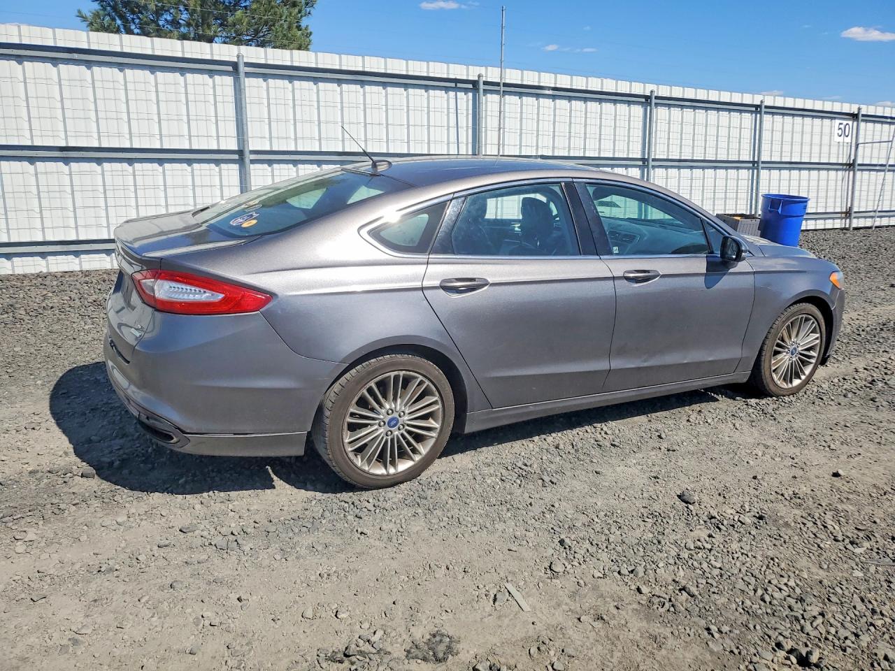 2013 Ford Fusion Se Gray vin: 3FA6P0H92DR275955