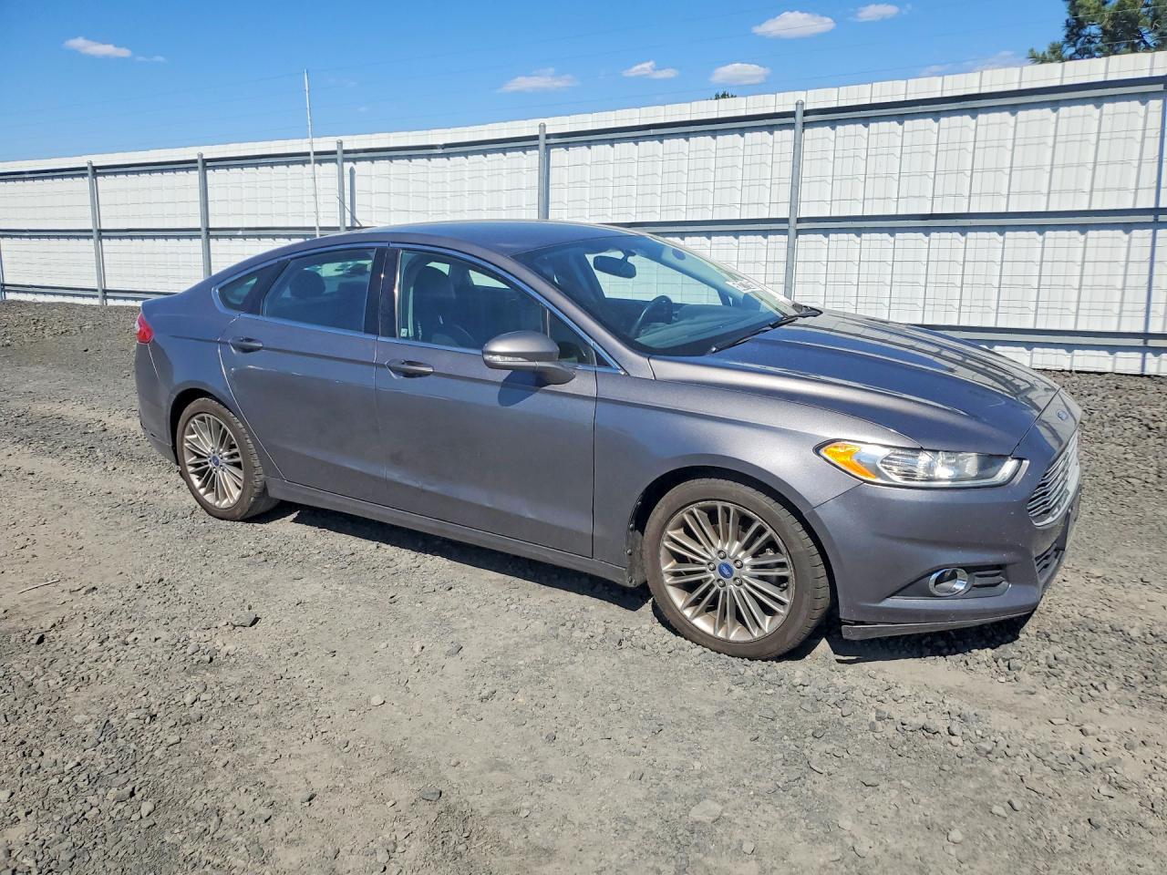 2013 Ford Fusion Se Gray vin: 3FA6P0H92DR275955