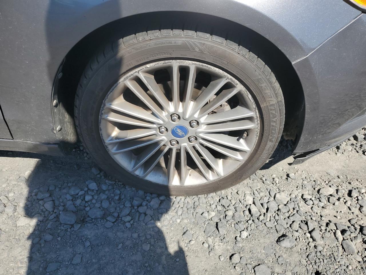 2013 Ford Fusion Se Gray vin: 3FA6P0H92DR275955 Damage: Right Front Wheel, Curb Rash, > 12 Inches