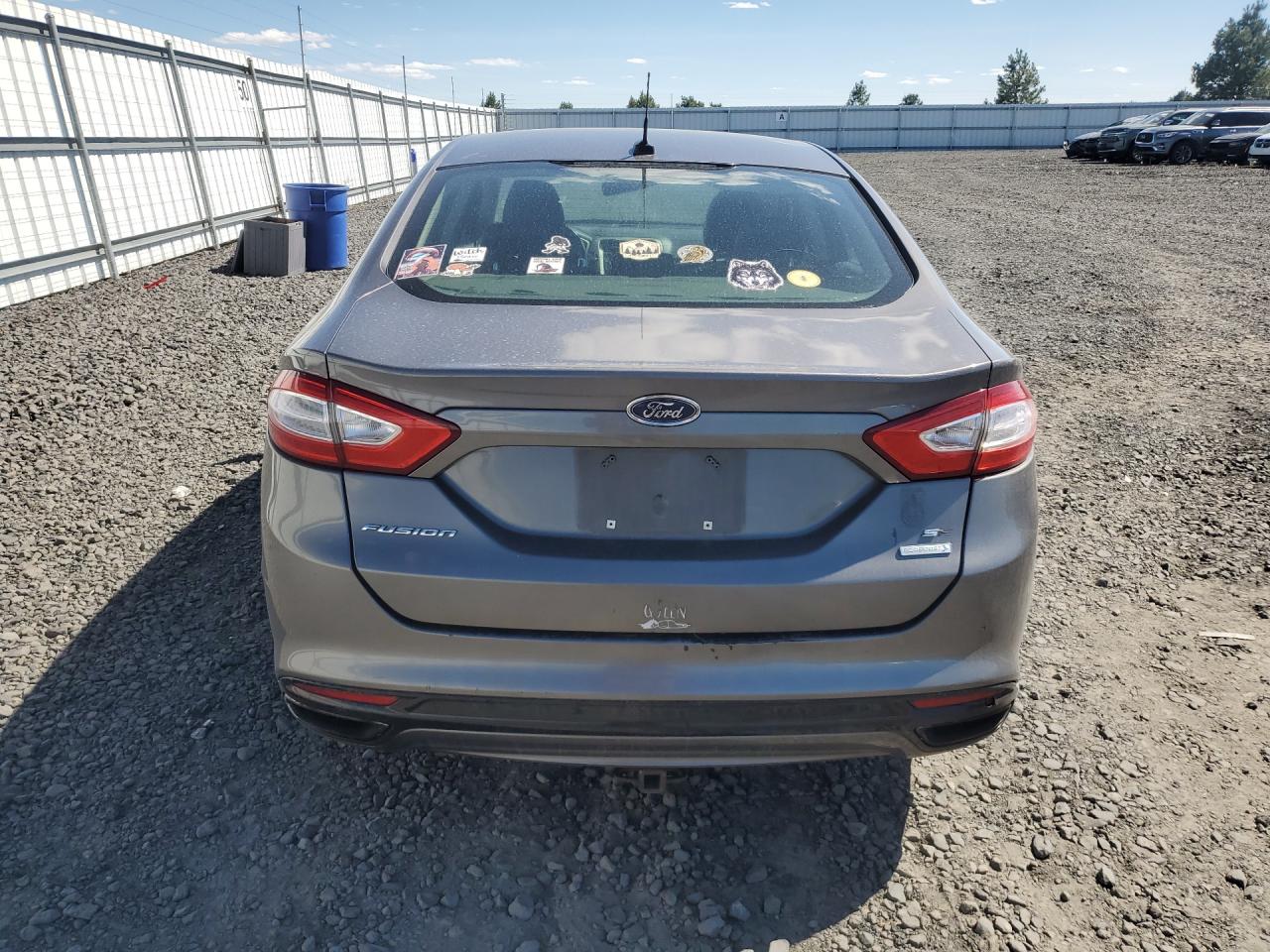 2013 Ford Fusion Se Gray vin: 3FA6P0H92DR275955 Damage: Deck Lid, Chipped, 7