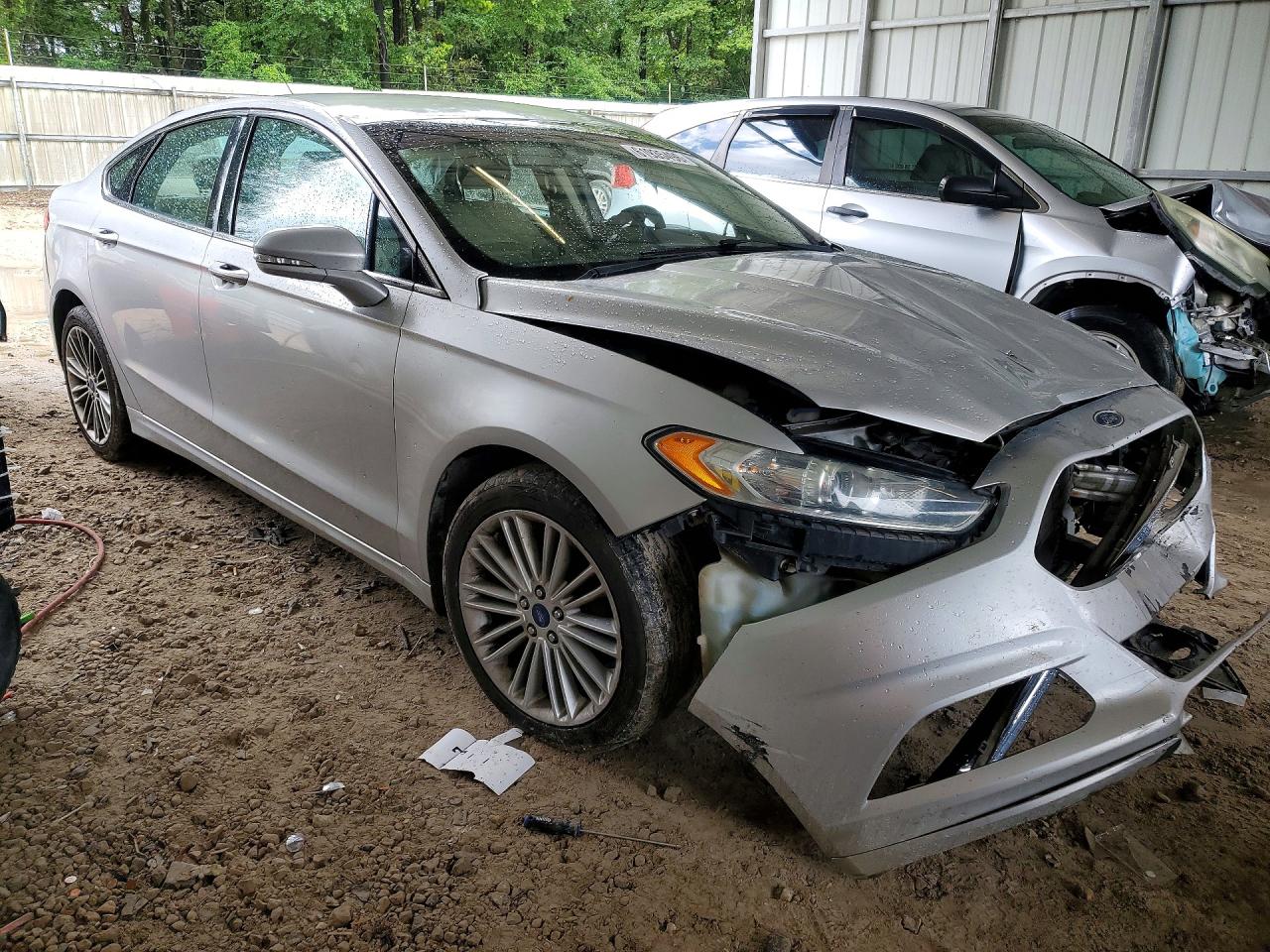 2013 Ford Fusion Se Silver vin: 3FA6P0H92DR283165