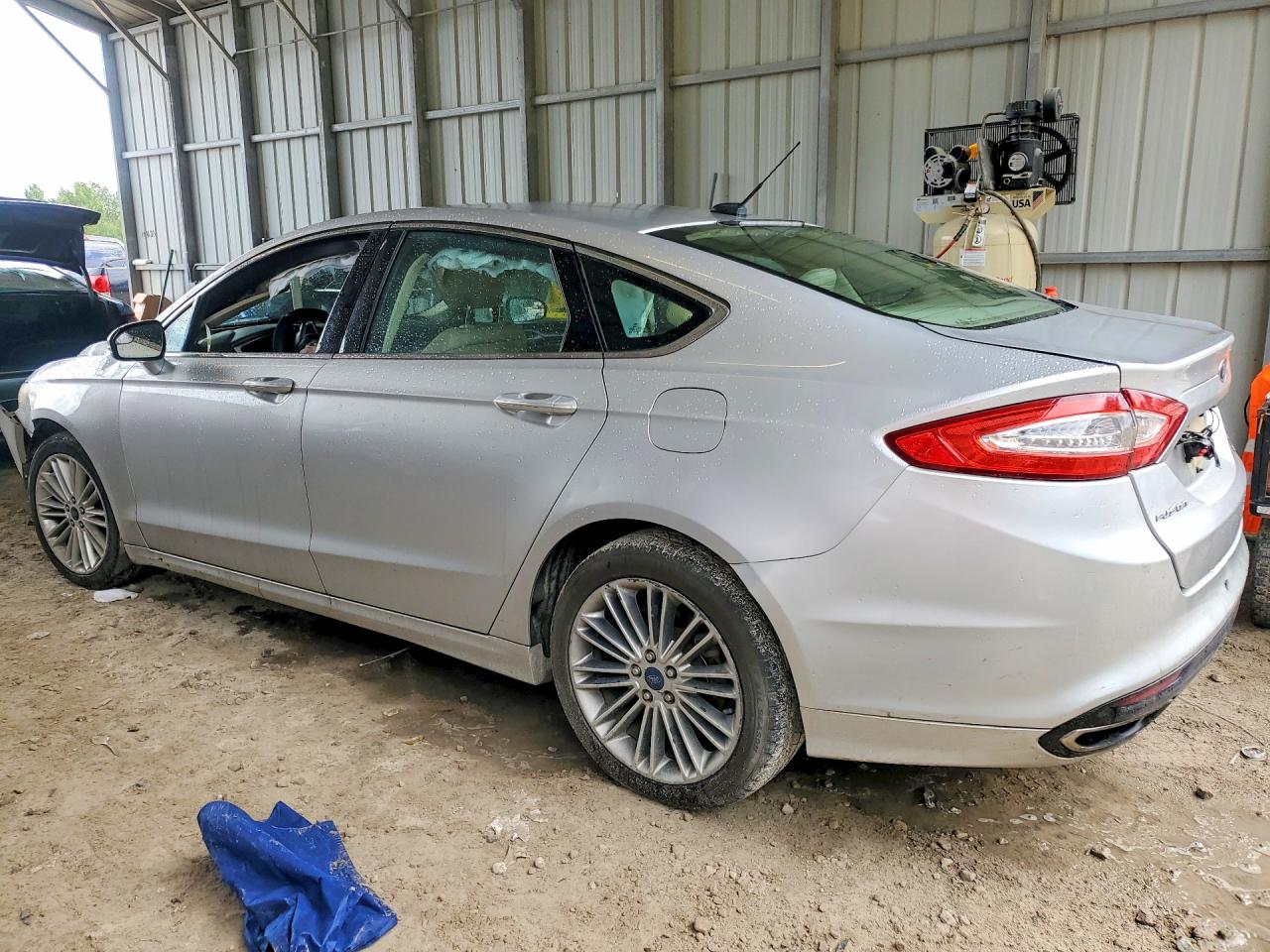 2013 Ford Fusion Se Silver vin: 3FA6P0H92DR283165