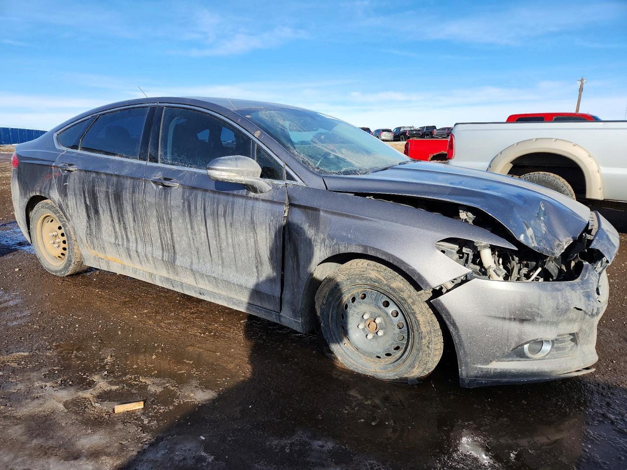 2013 Ford Fusion Se Gray vin: 3FA6P0H92DR314432