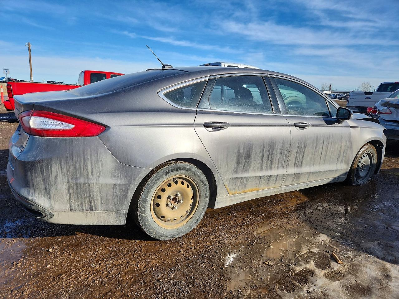 2013 Ford Fusion Se Gray vin: 3FA6P0H92DR314432