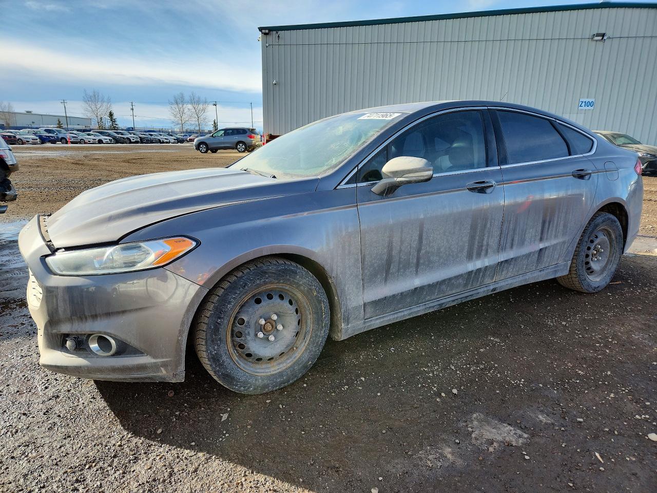 2013 Ford Fusion Se Gray vin: 3FA6P0H92DR314432