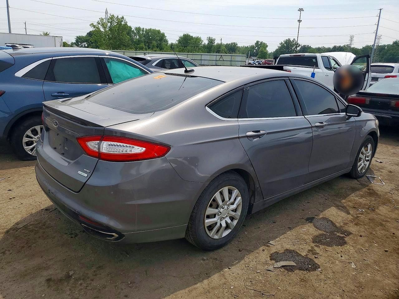 2013 Ford Fusion Se Silver vin: 3FA6P0H92DR314821