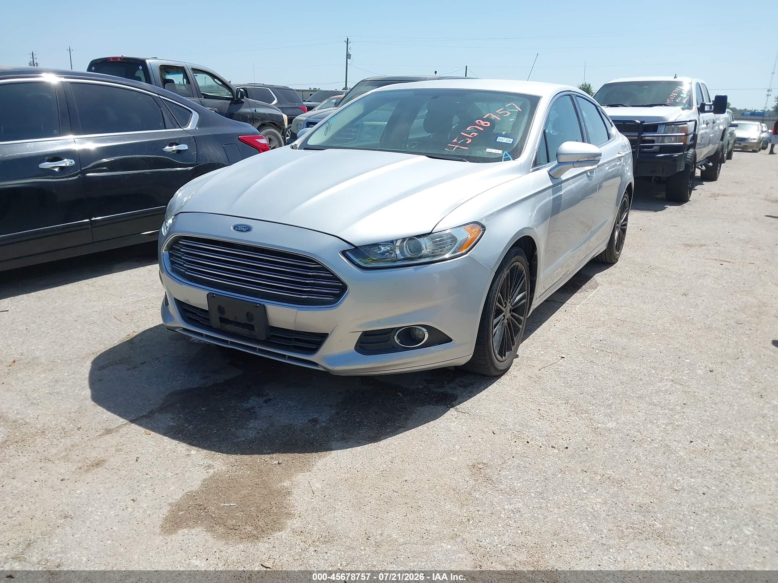 2013 Ford Fusion Se Silver vin: 3FA6P0H92DR360634