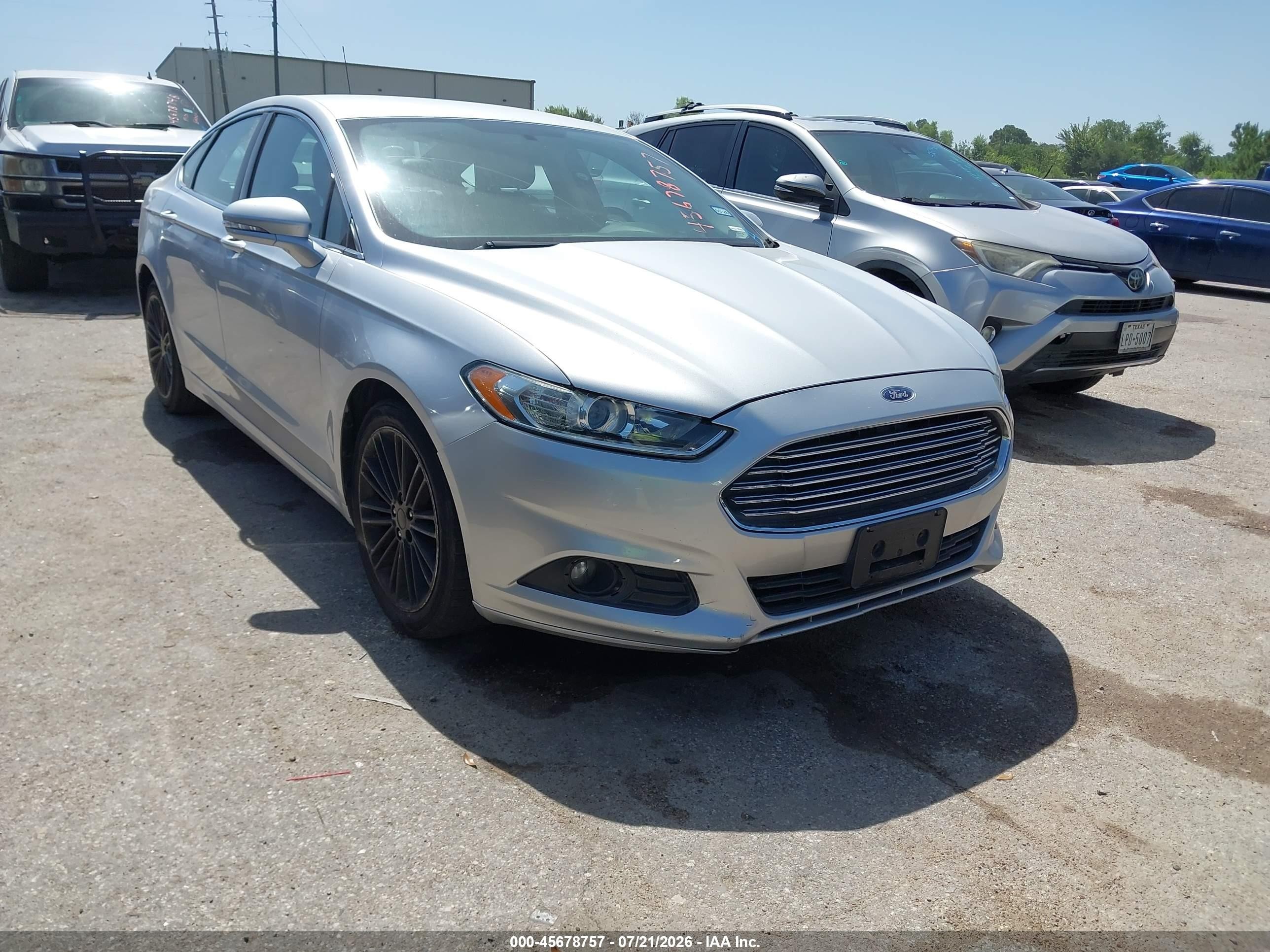 2013 Ford Fusion Se Silver vin: 3FA6P0H92DR360634