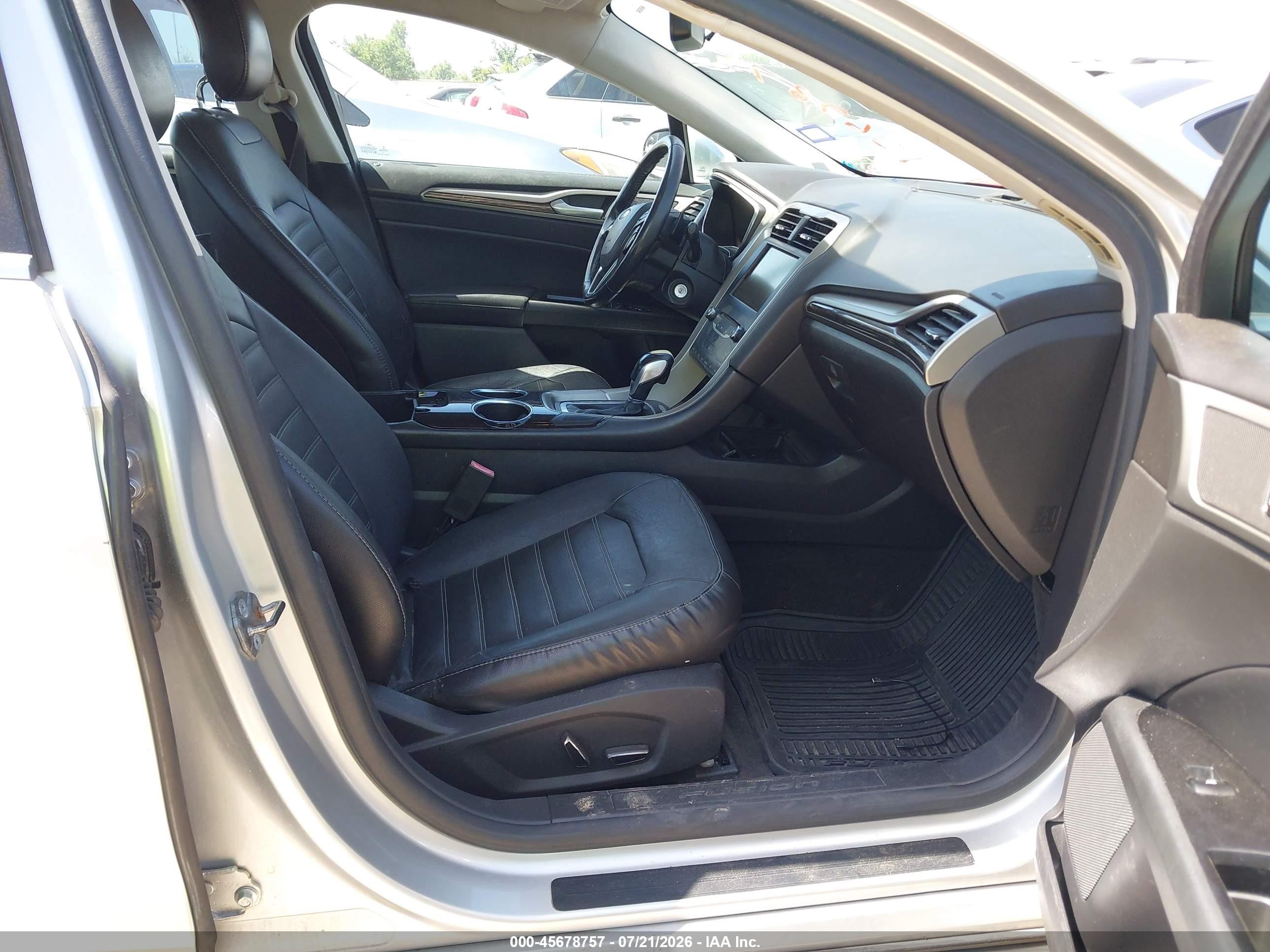 2013 Ford Fusion Se Silver vin: 3FA6P0H92DR360634
