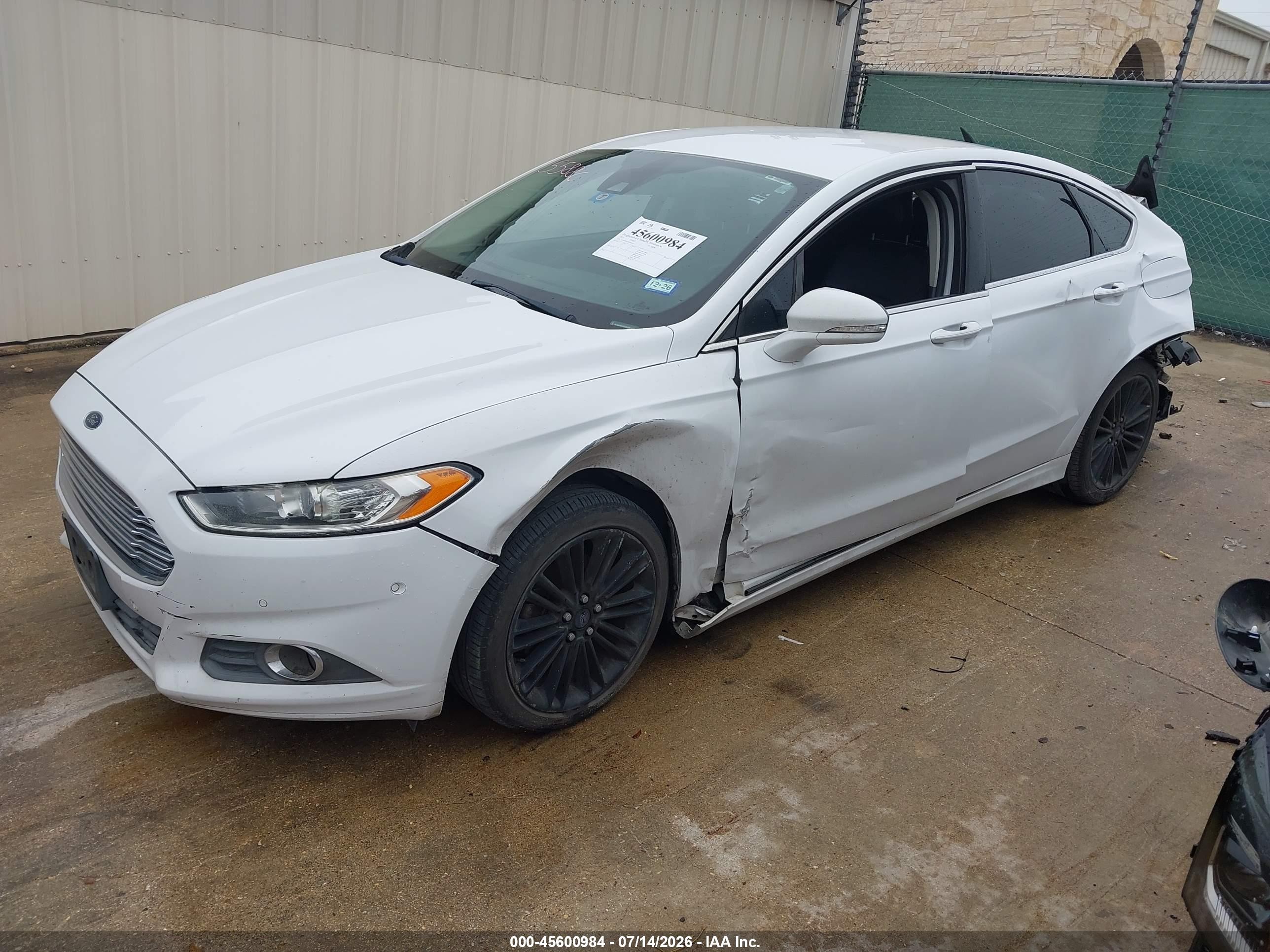 2013 Ford Fusion Se White vin: 3FA6P0H92DR385162