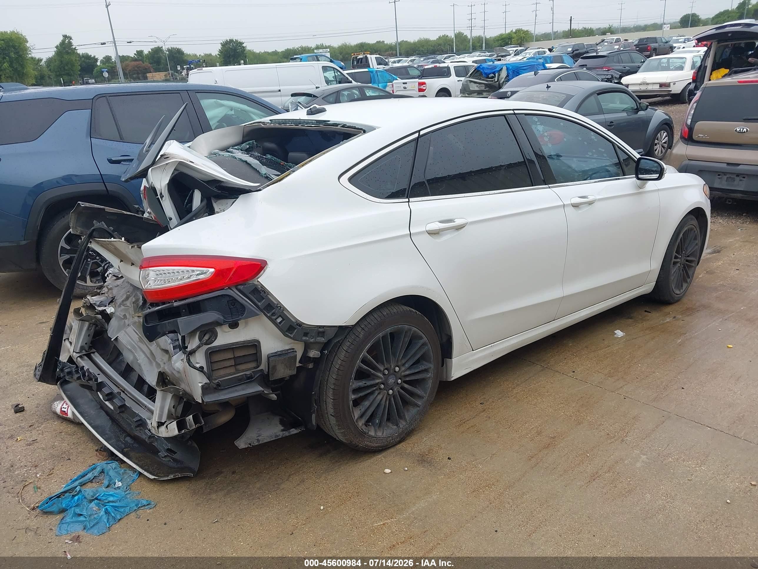 2013 Ford Fusion Se White vin: 3FA6P0H92DR385162