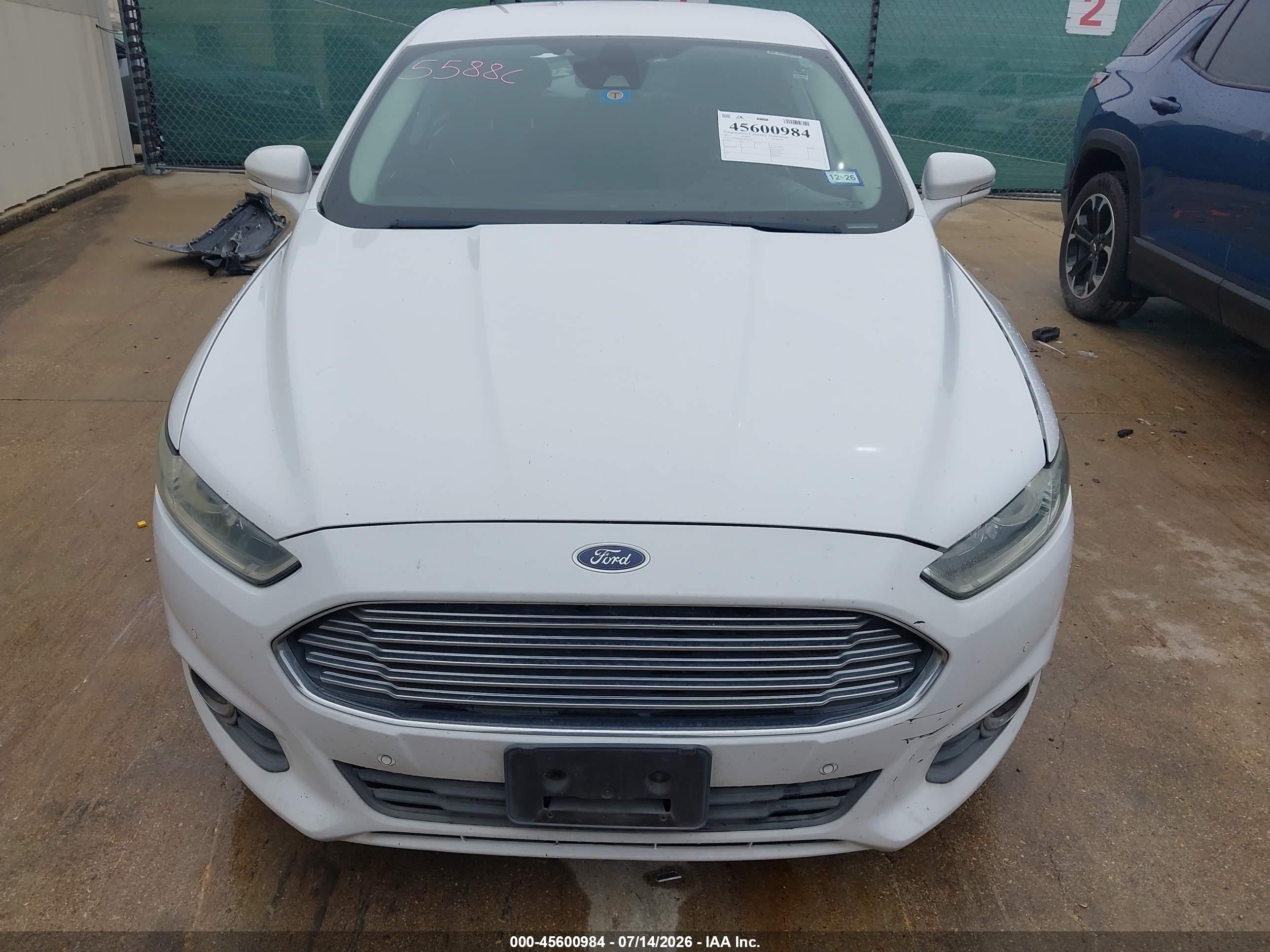 2013 Ford Fusion Se White vin: 3FA6P0H92DR385162