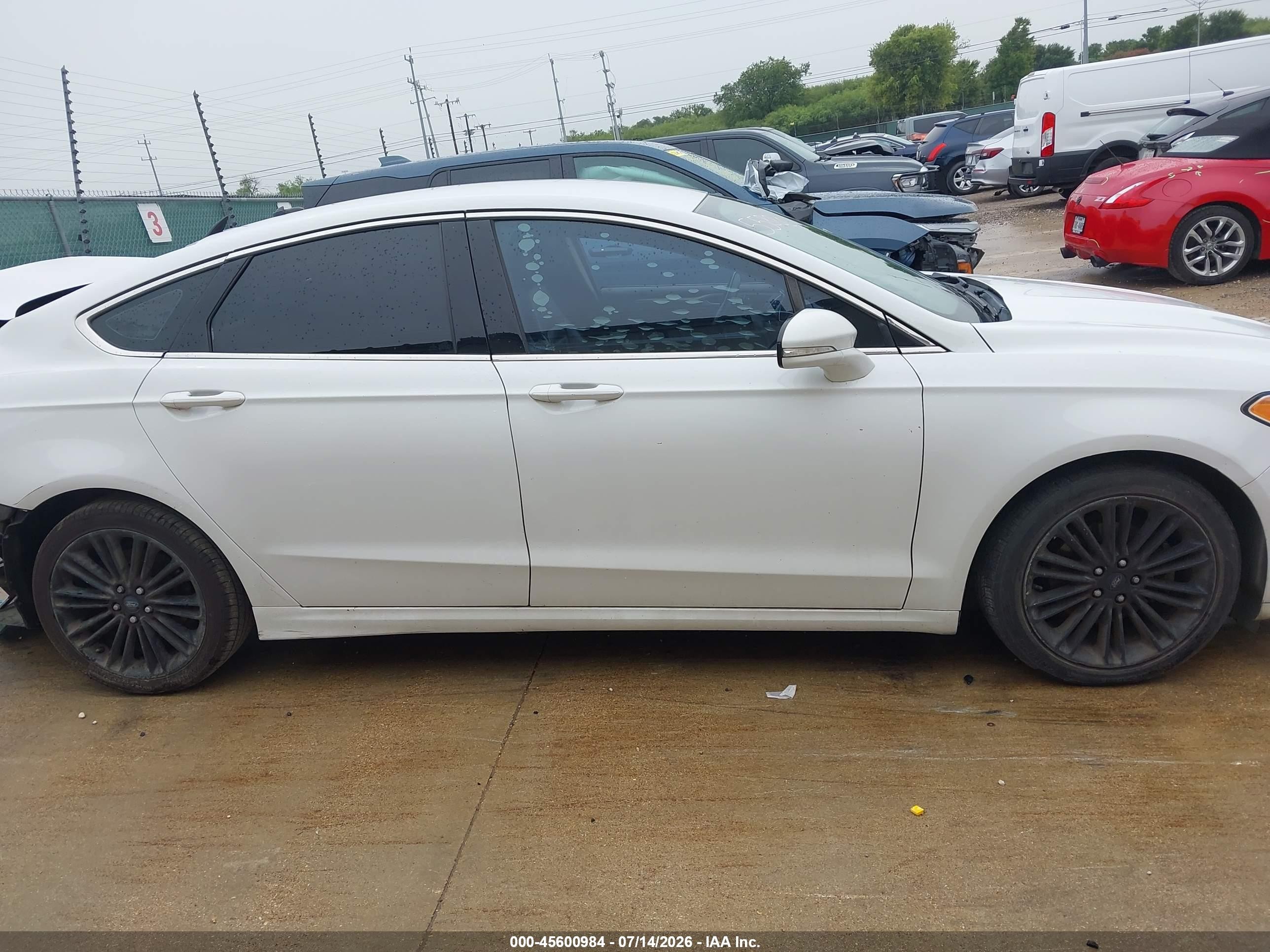 2013 Ford Fusion Se White vin: 3FA6P0H92DR385162