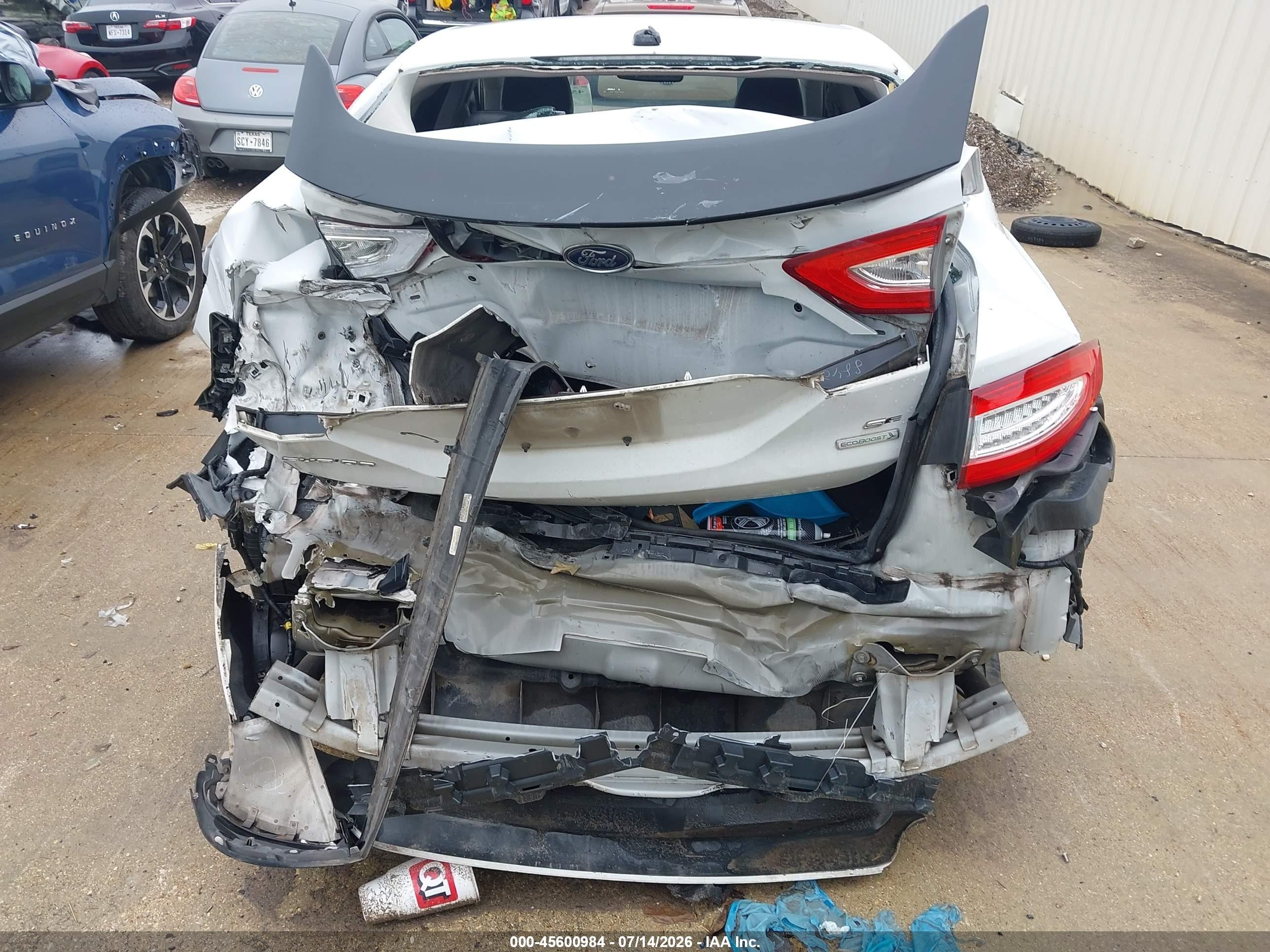 2013 Ford Fusion Se White vin: 3FA6P0H92DR385162