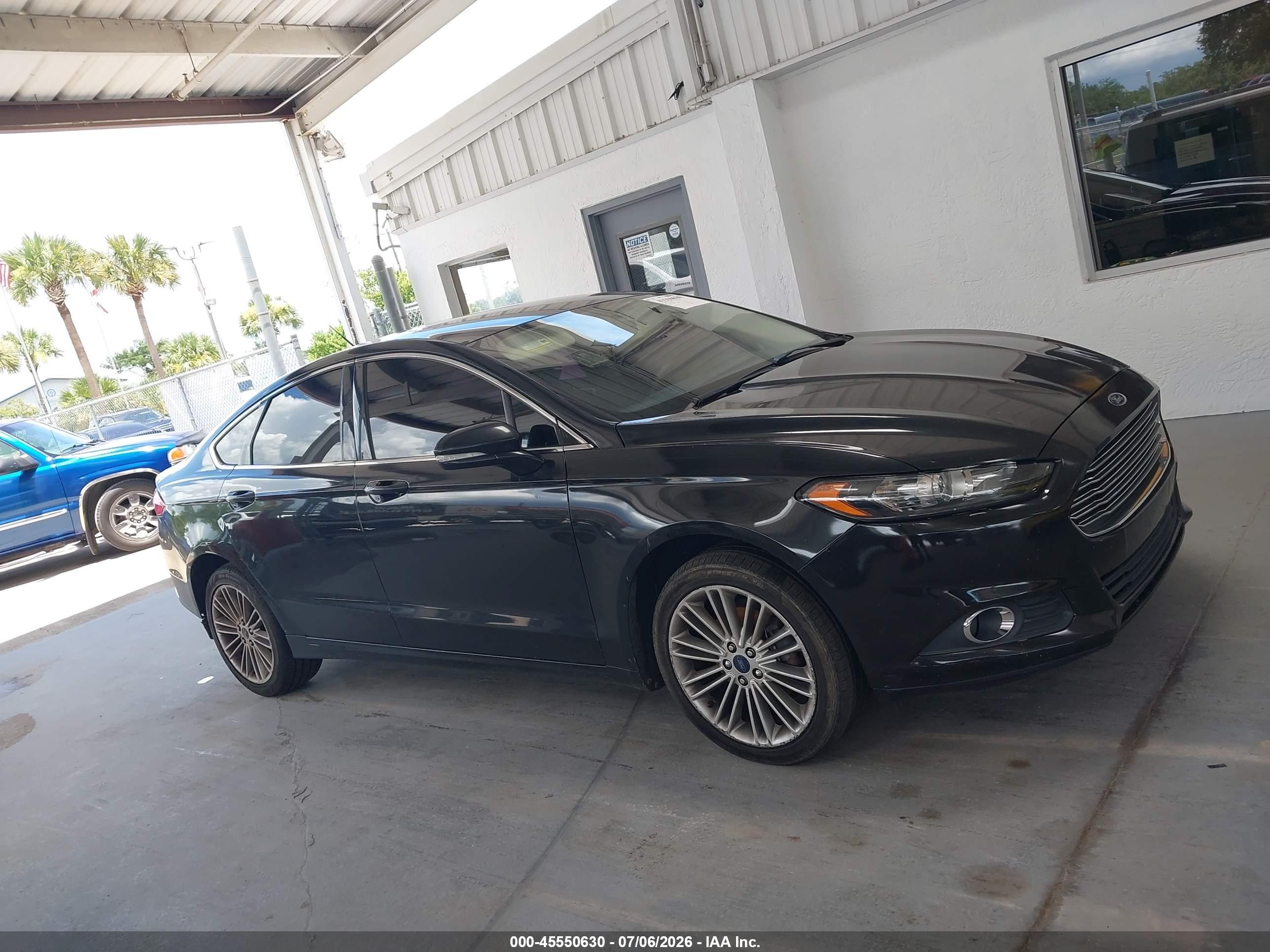 2014 Ford Fusion Se Black vin: 3FA6P0H92ER186596