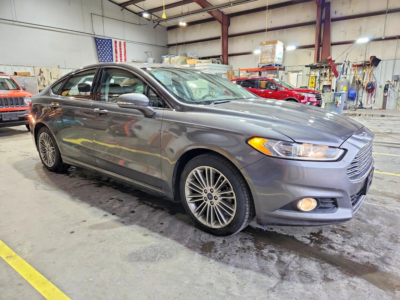 2014 Ford Fusion Se Silver vin: 3FA6P0H92ER270935