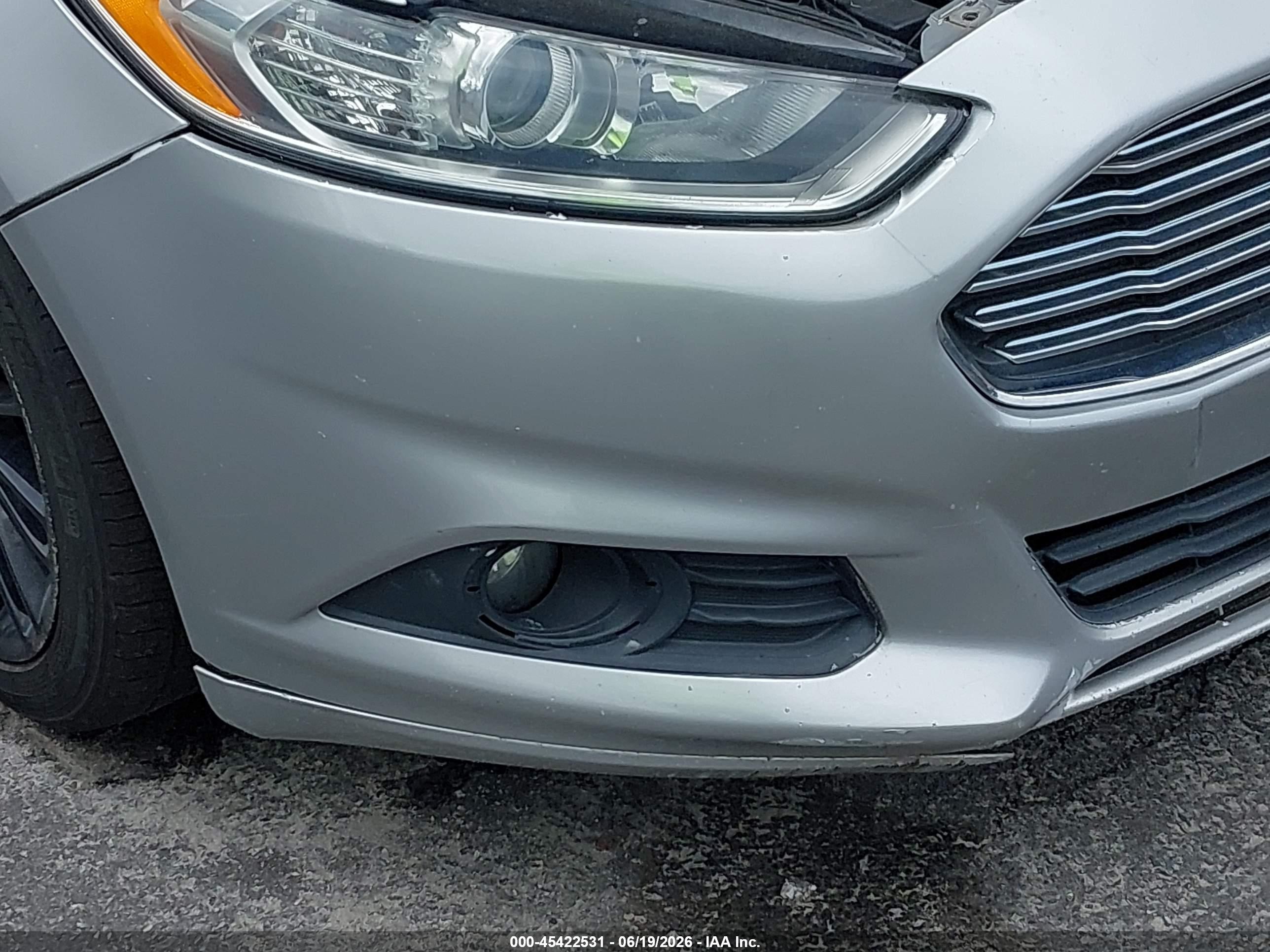 2014 Ford Fusion Se Silver vin: 3FA6P0H92ER282647