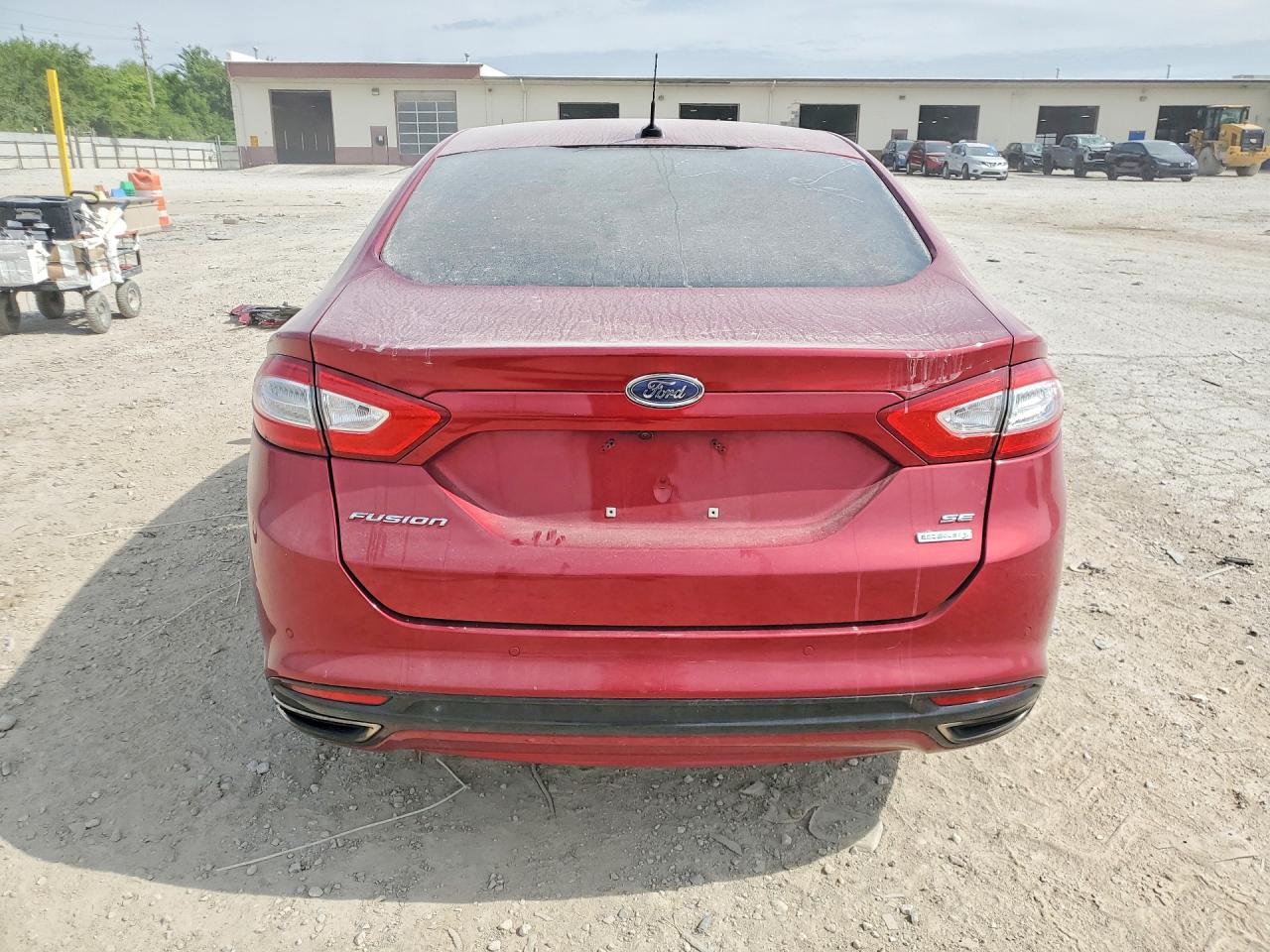 2014 Ford Fusion Se Red vin: 3FA6P0H92ER283054