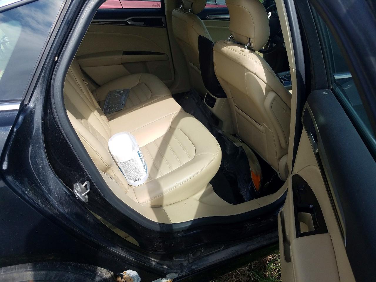 2014 Ford Fusion Black vin: 3FA6P0H92ER287332