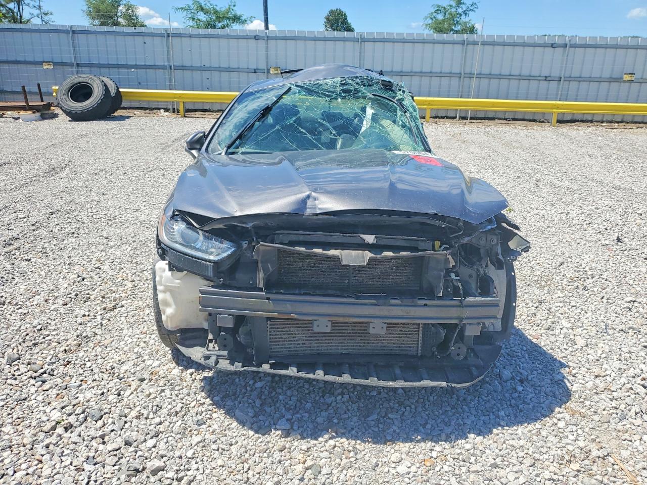 2014 Ford Fusion Se Gray vin: 3FA6P0H92ER338151
