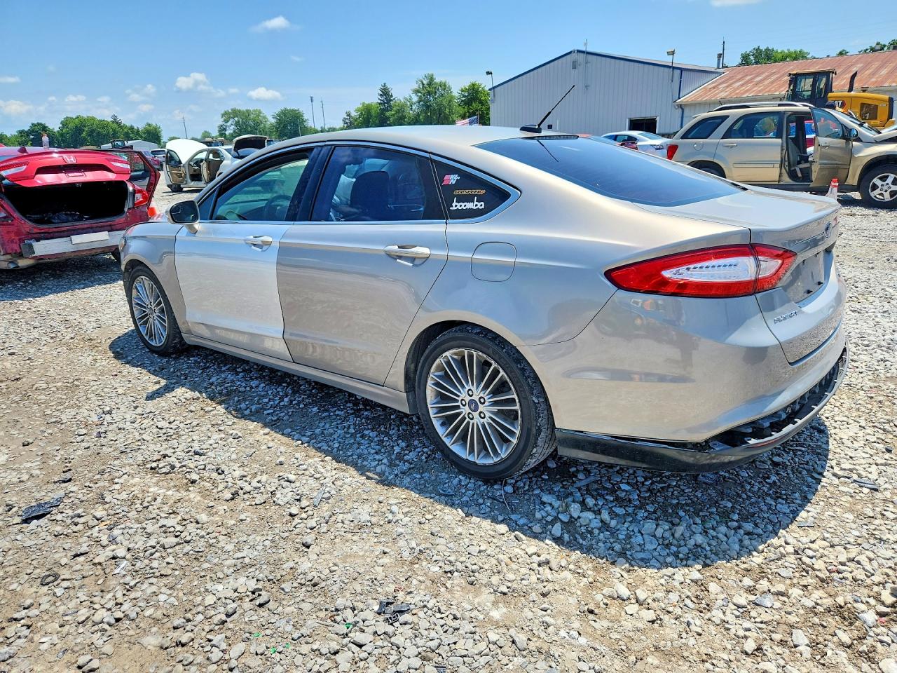 2015 Ford Fusion Se Gray vin: 3FA6P0H92FR152336