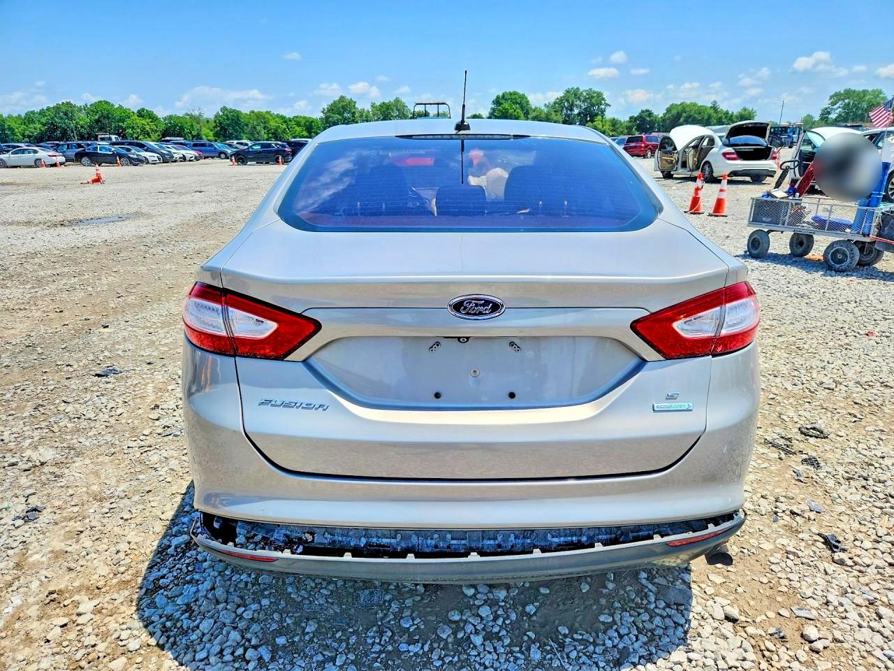 2015 Ford Fusion Se Gray vin: 3FA6P0H92FR152336