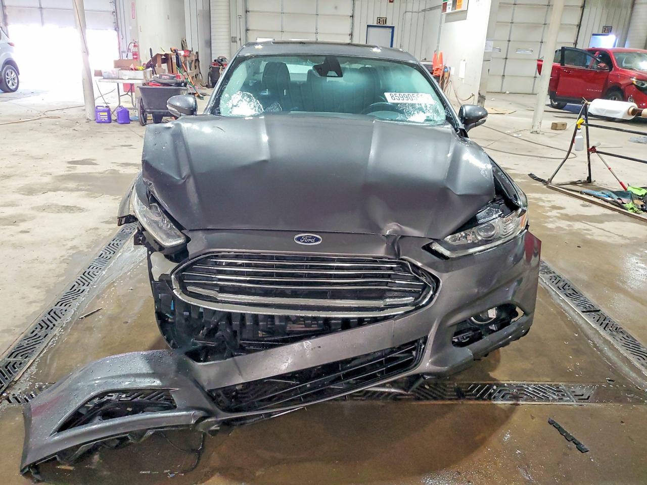 2015 Ford Fusion Se Серый vin: 3FA6P0H92FR188740