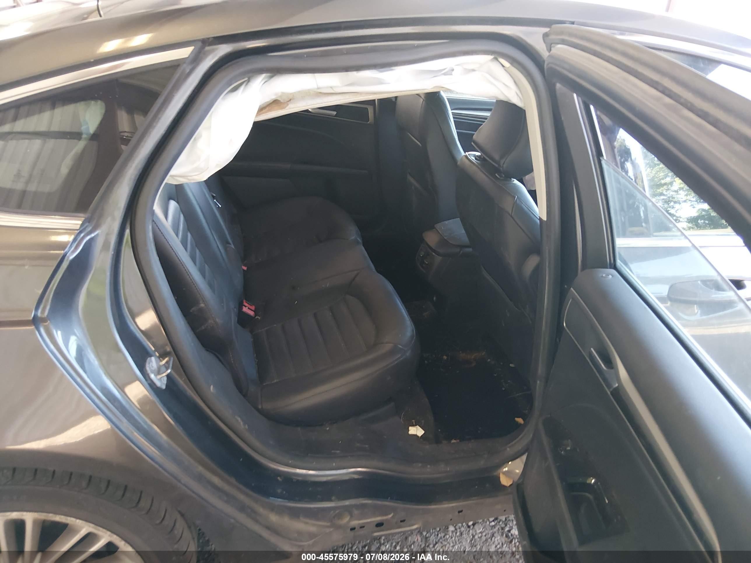 2015 Ford Fusion Se Gray vin: 3FA6P0H92FR308911