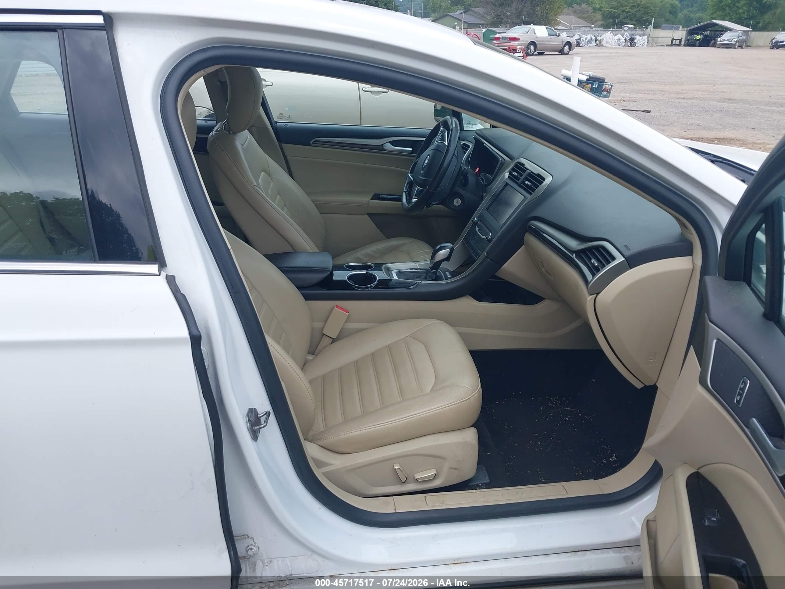 2013 Ford Fusion Se White vin: 3FA6P0H93DR213223