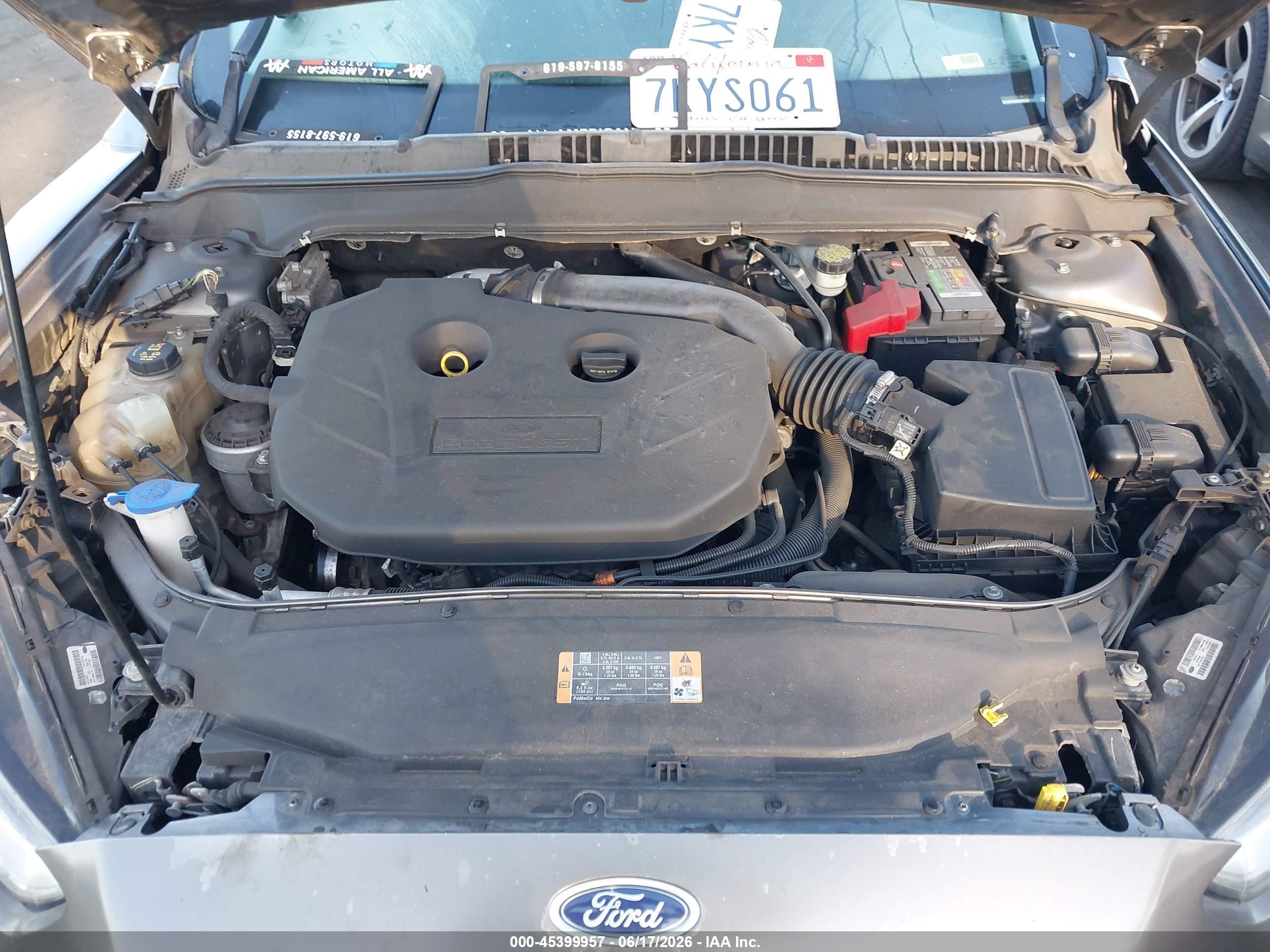 2013 Ford Fusion Se Gray vin: 3FA6P0H93DR220527