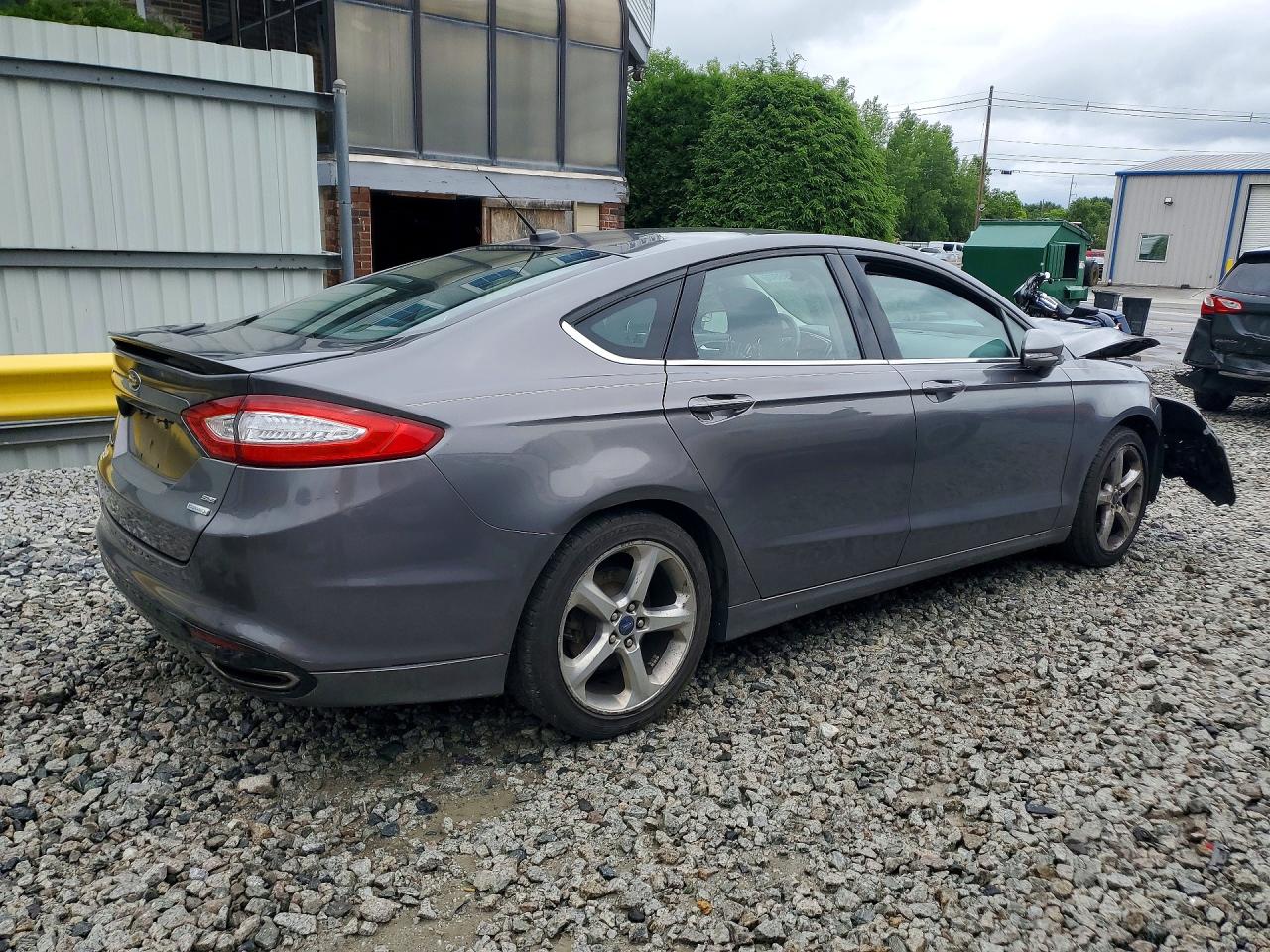2013 Ford Fusion Se Gray vin: 3FA6P0H93DR374381