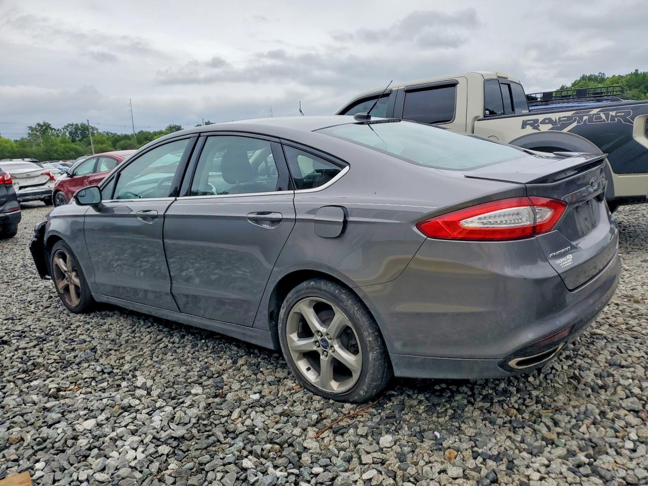 2013 Ford Fusion Se Gray vin: 3FA6P0H93DR374381