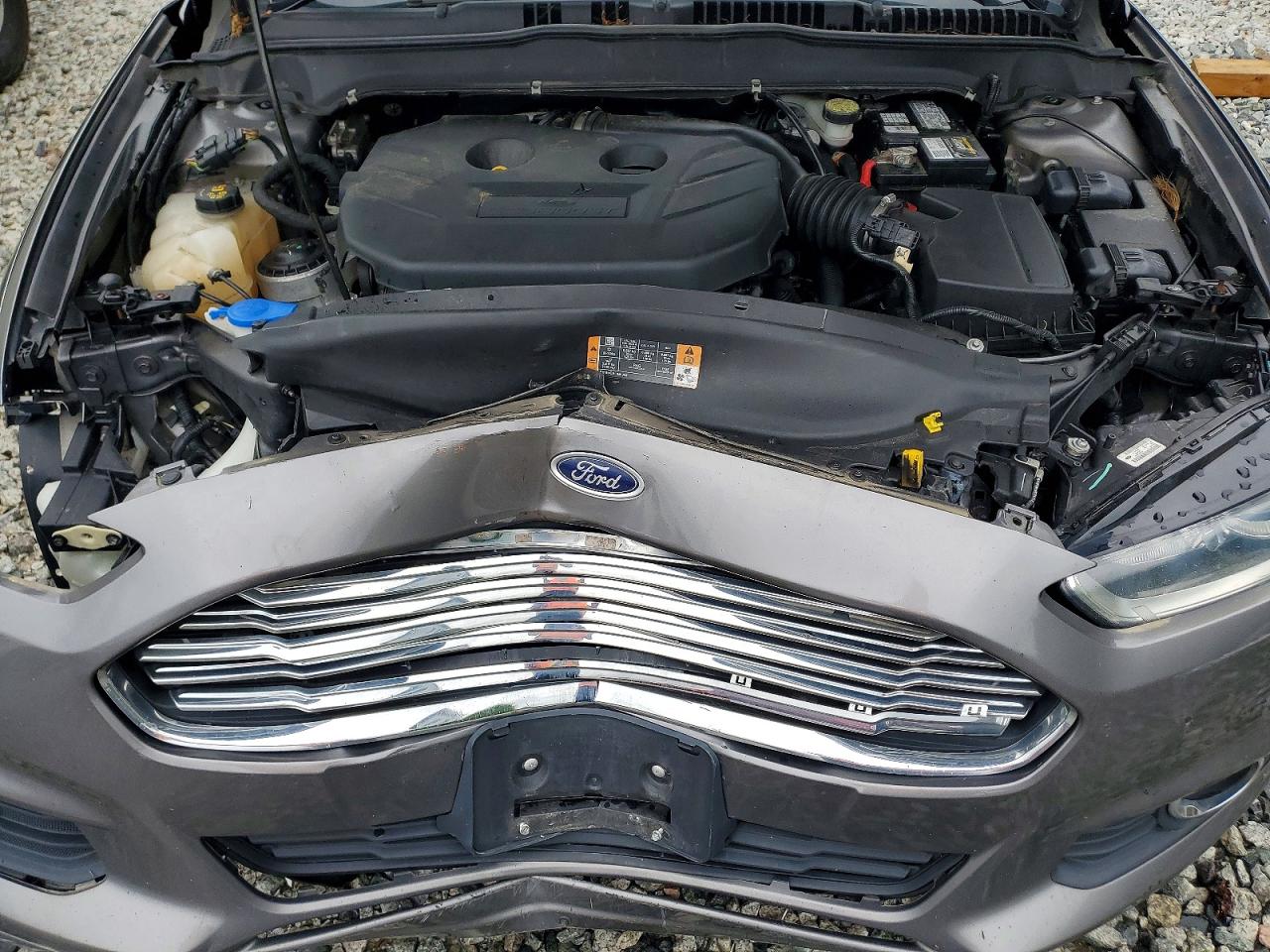 2013 Ford Fusion Se Gray vin: 3FA6P0H93DR374381