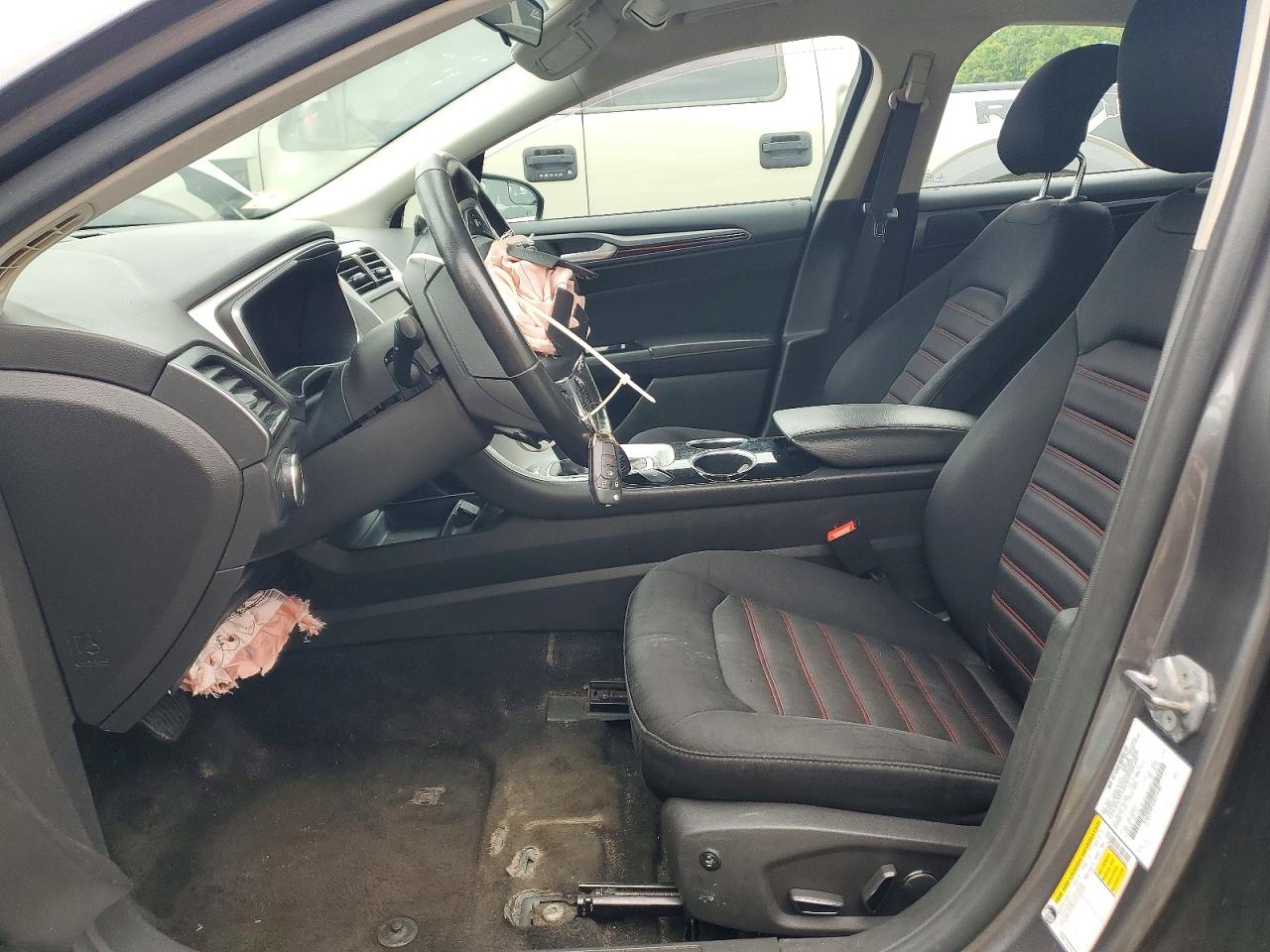 2013 Ford Fusion Se Gray vin: 3FA6P0H93DR374381