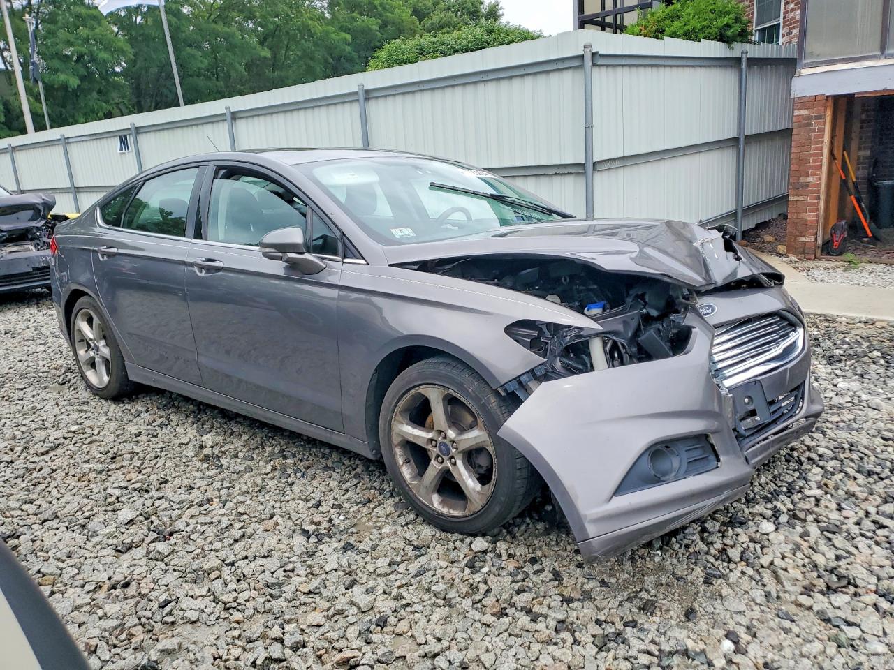 2013 Ford Fusion Se Gray vin: 3FA6P0H93DR374381