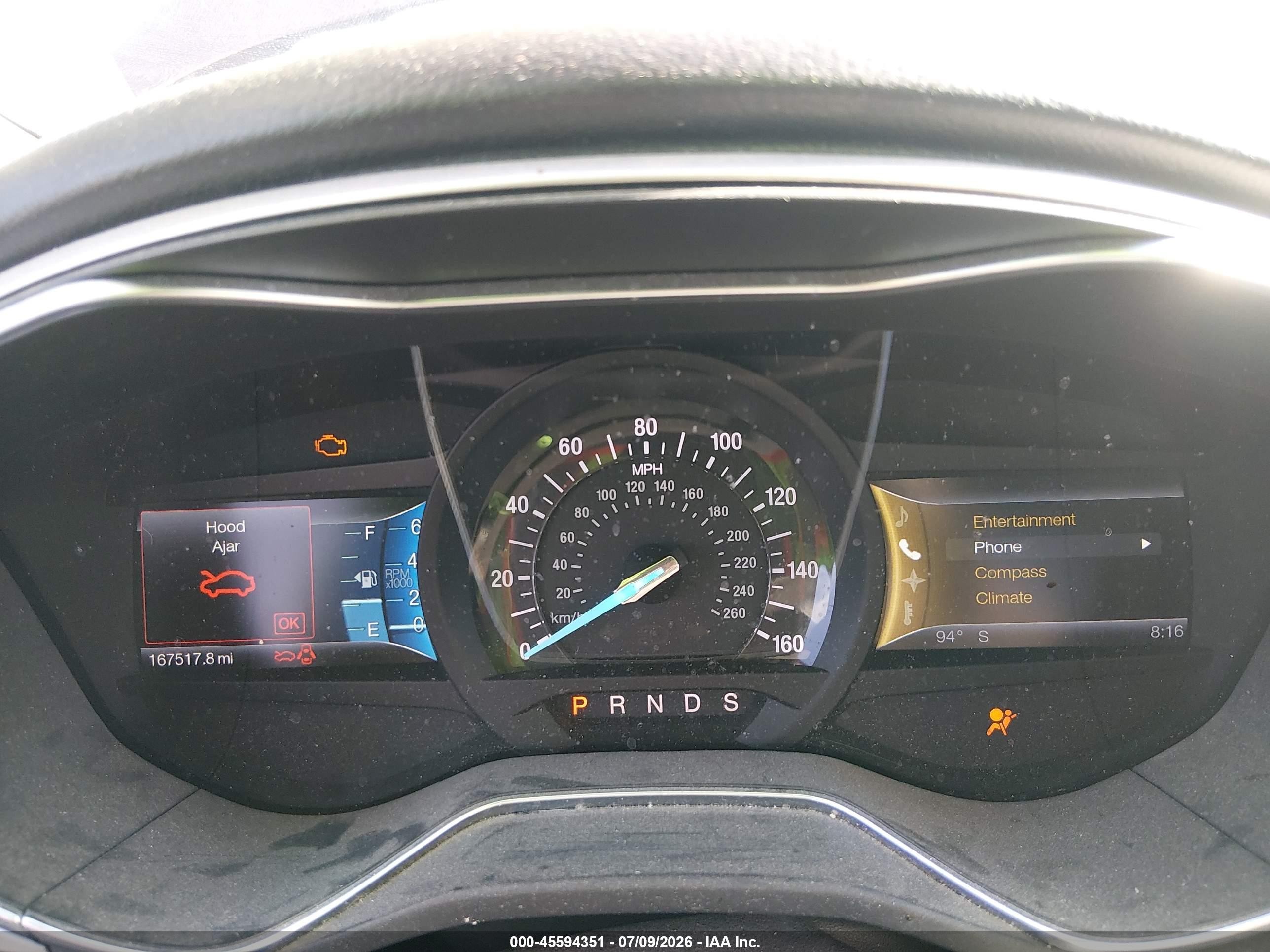 2013 Ford Fusion Se Burgundy vin: 3FA6P0H93DR388457