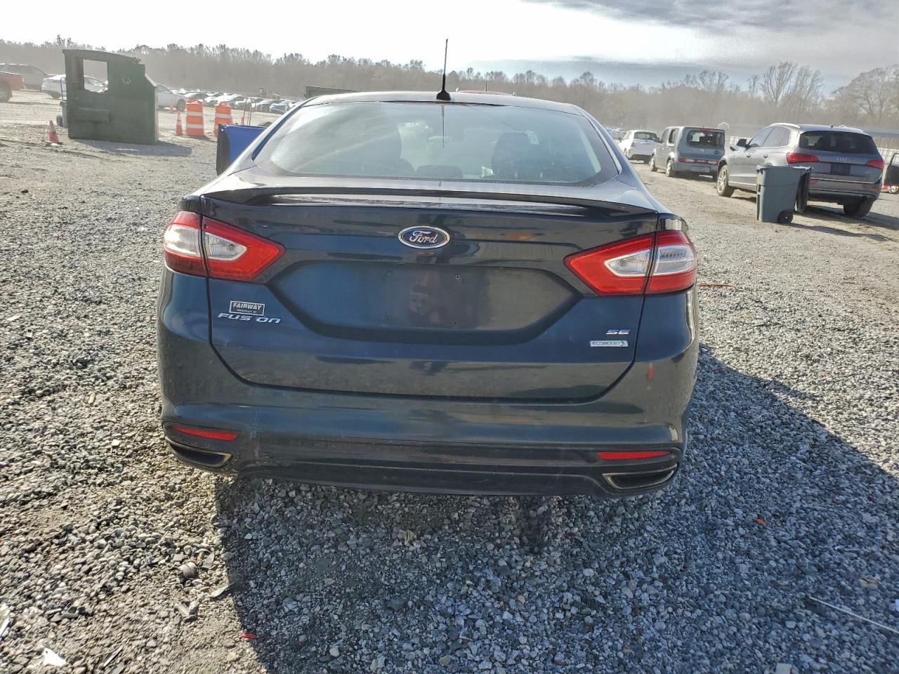 2014 Ford Fusion Black vin: 3FA6P0H93ER127640