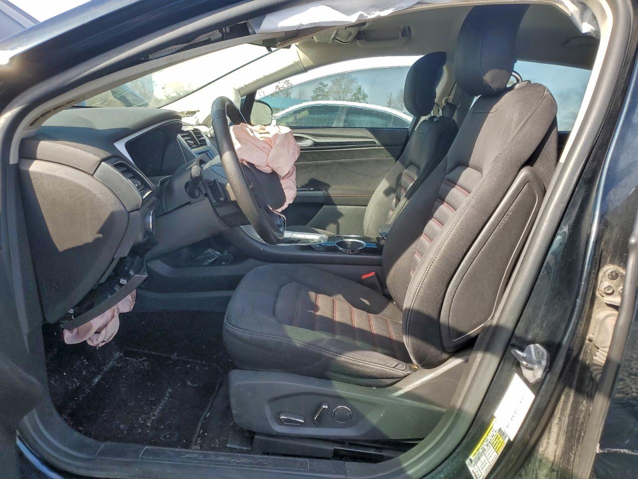 2014 Ford Fusion Black vin: 3FA6P0H93ER127640